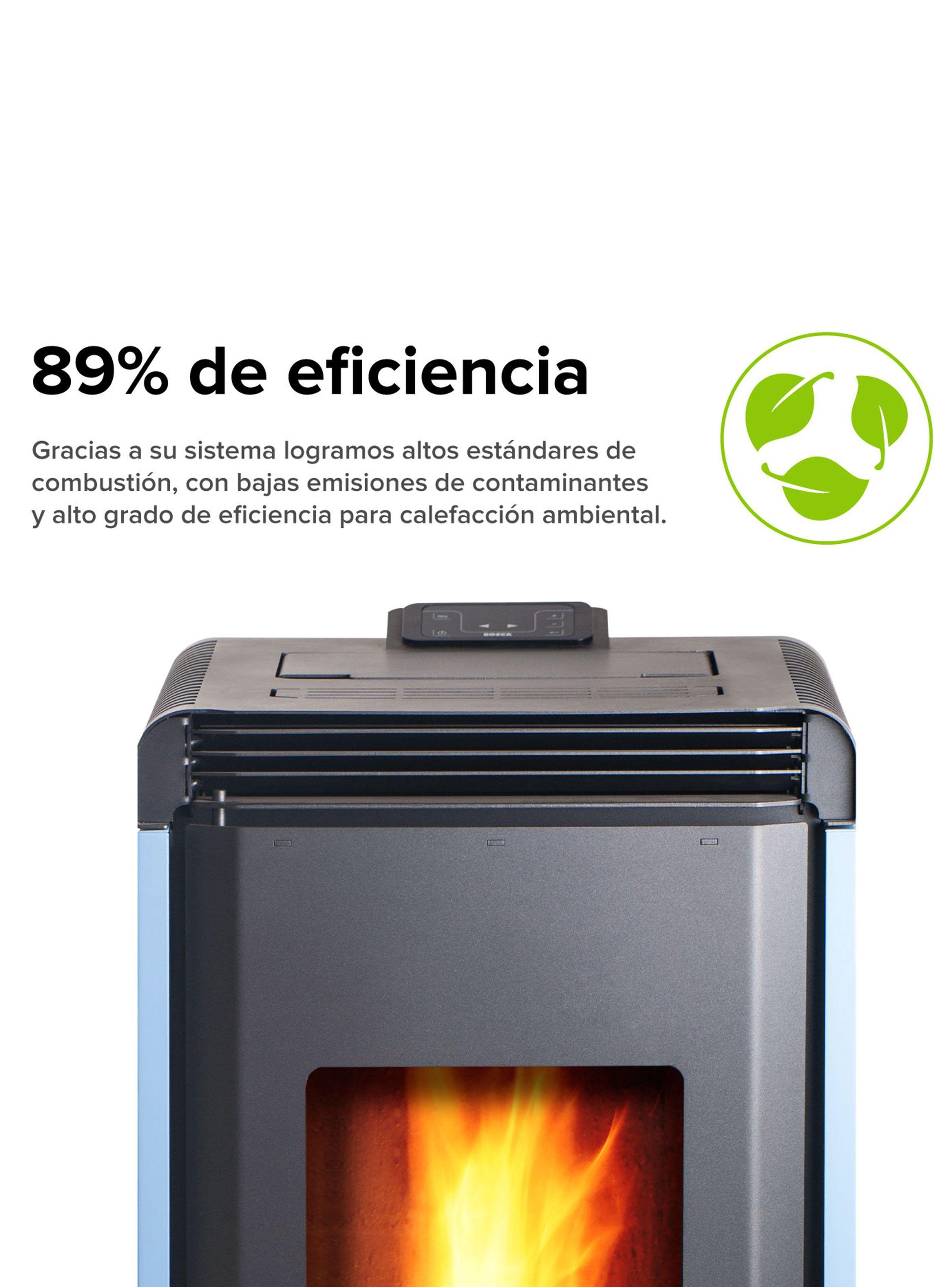 Estufa a Pellet Hera+ Verde-4