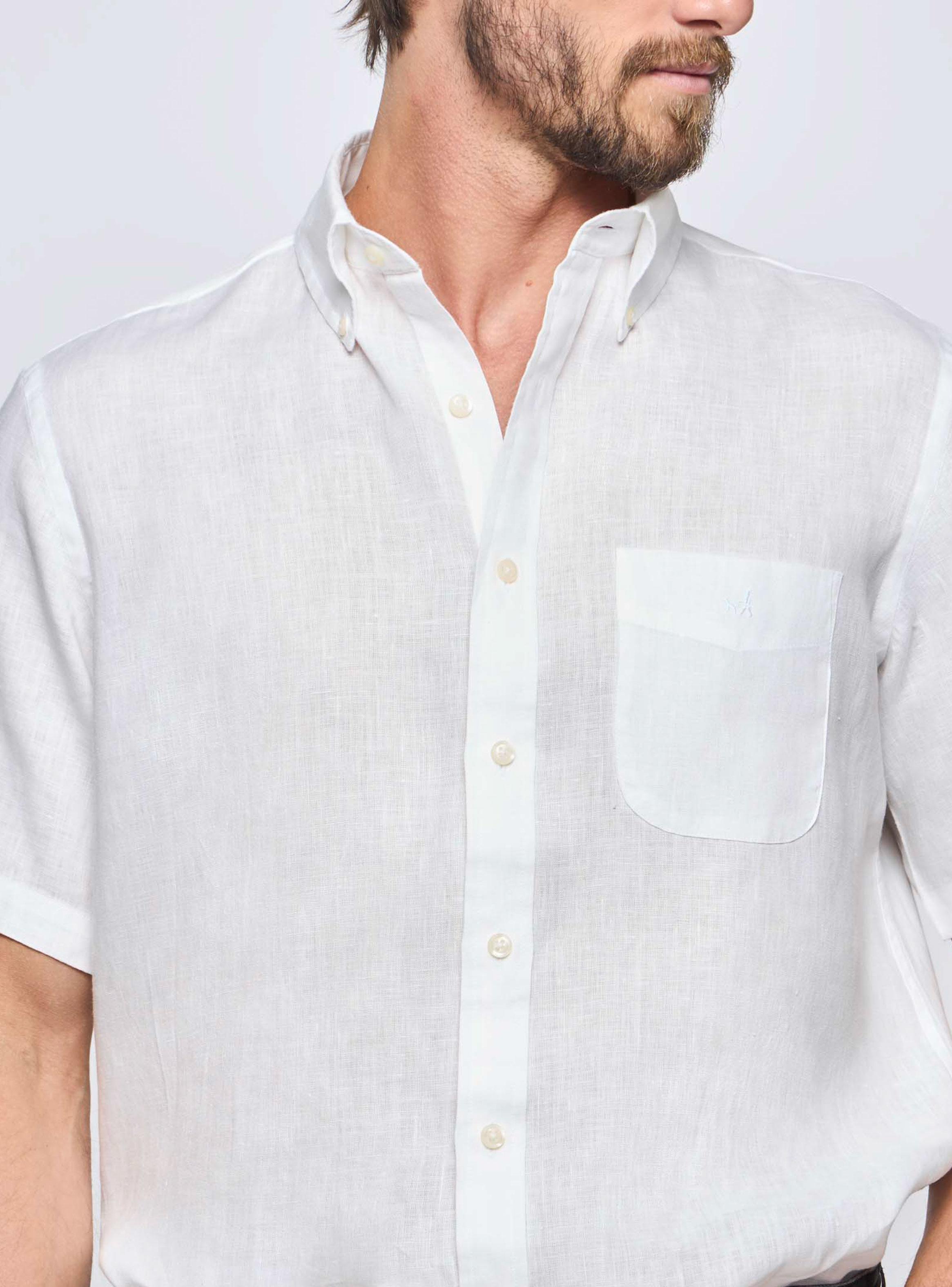 Camisa Manga Corta  Lino-2
