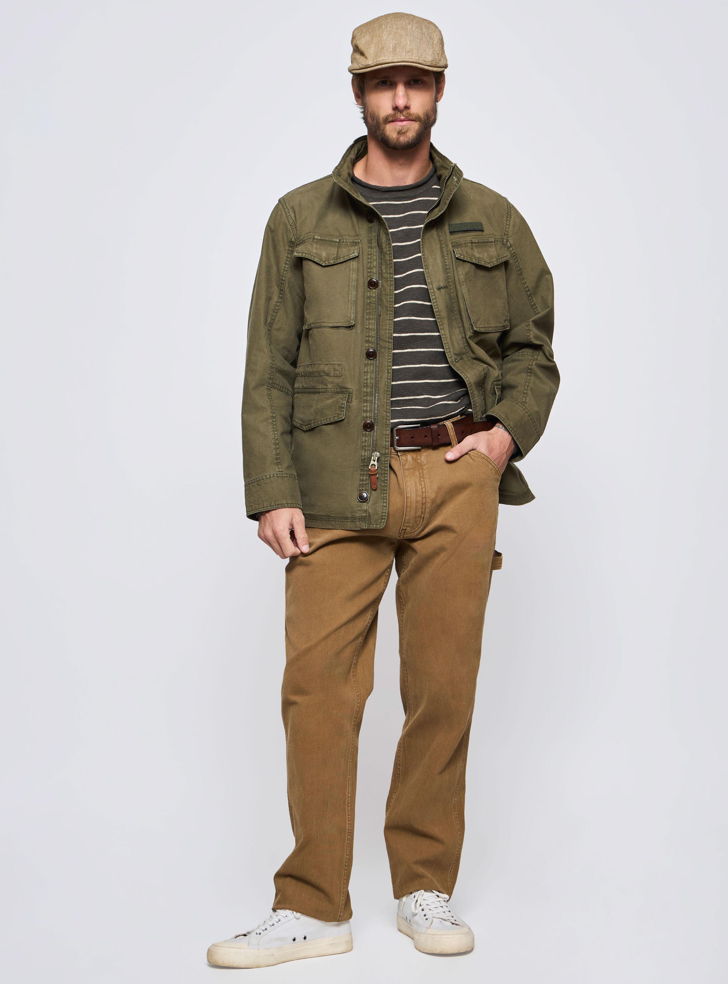 Chaqueta Bolsillos Army  Row-3