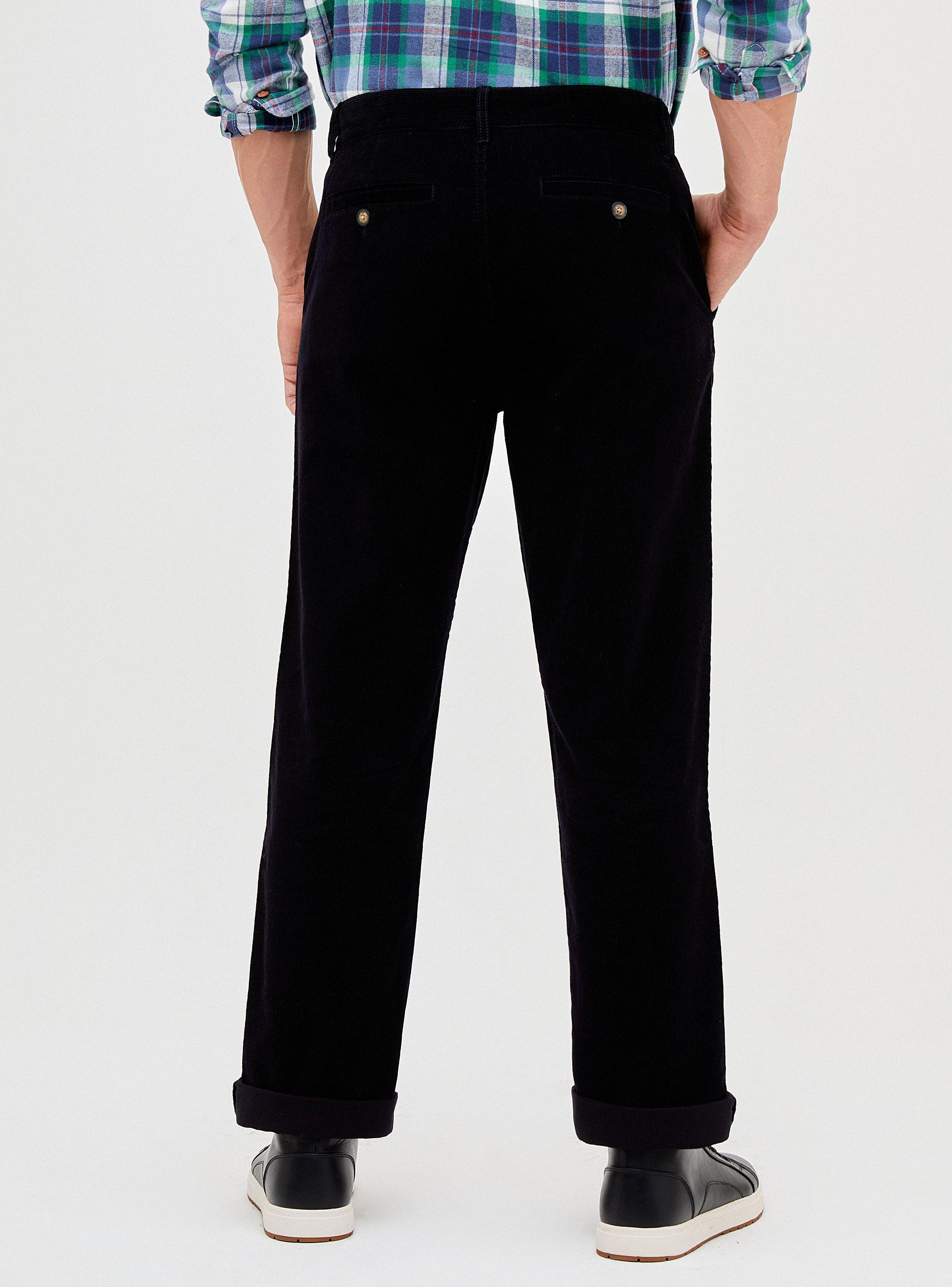 Pantalón Tiro Medio Cotelé Chino-1