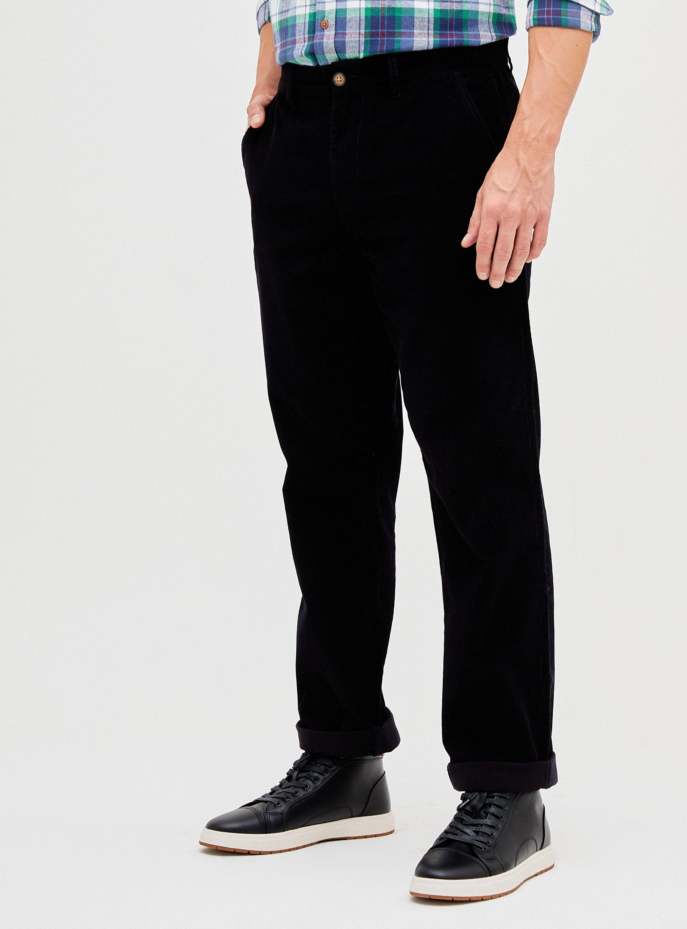 Pantalón Tiro Medio Cotelé Chino-0