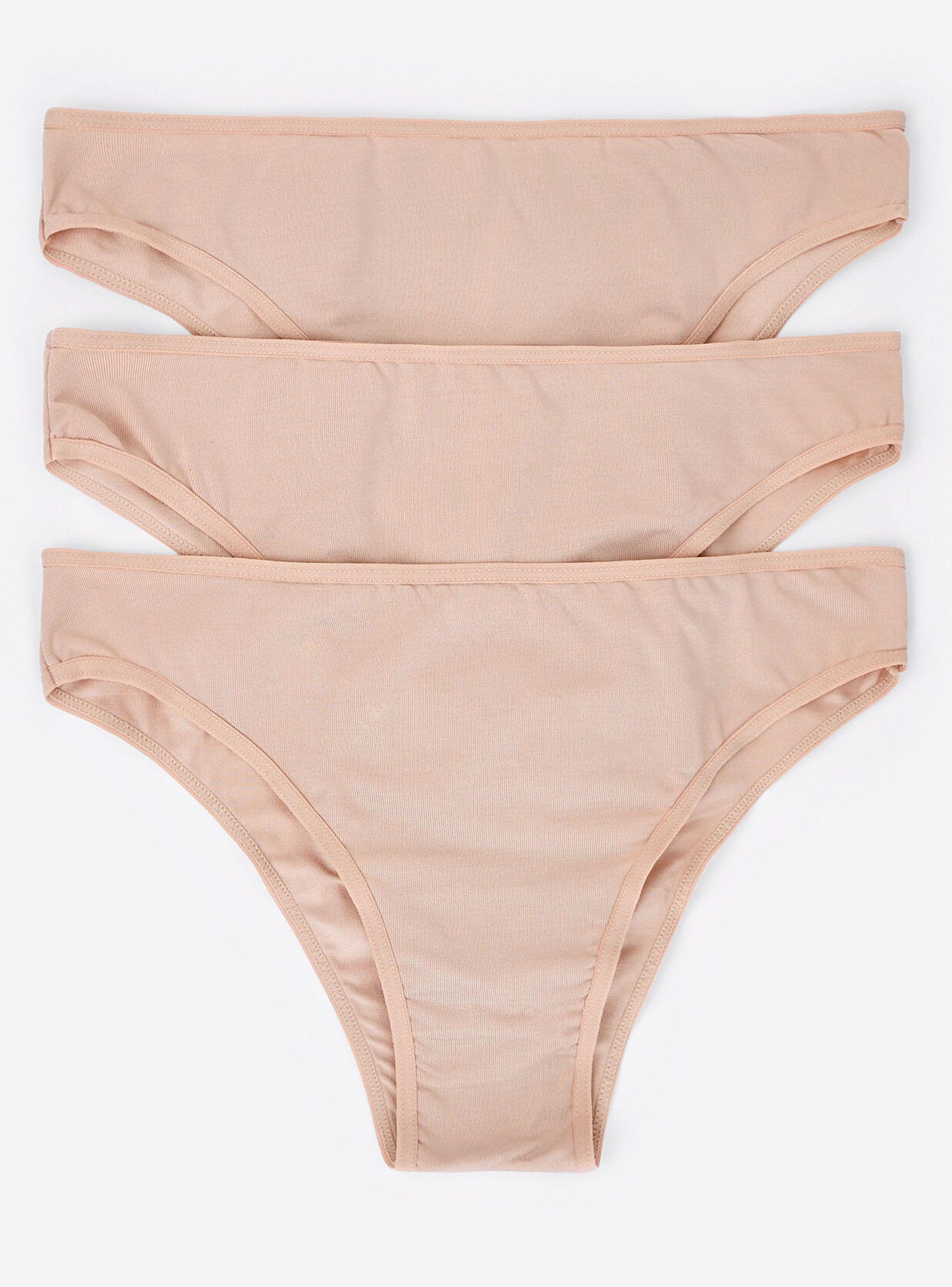 Pack 3 Calzones Brazilien Microfibra Beige-0