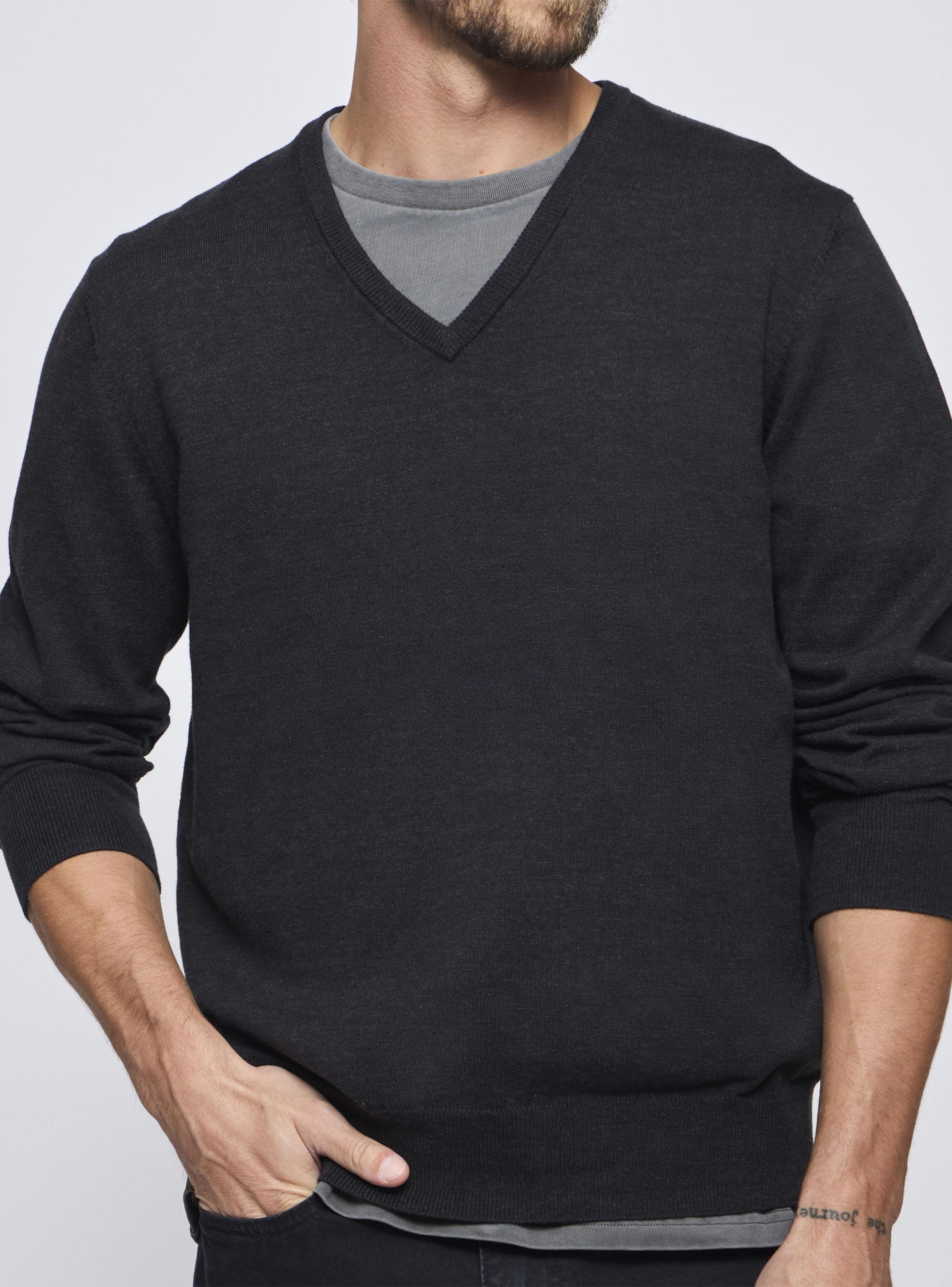 Sweater Cuello V Liso  Row-2