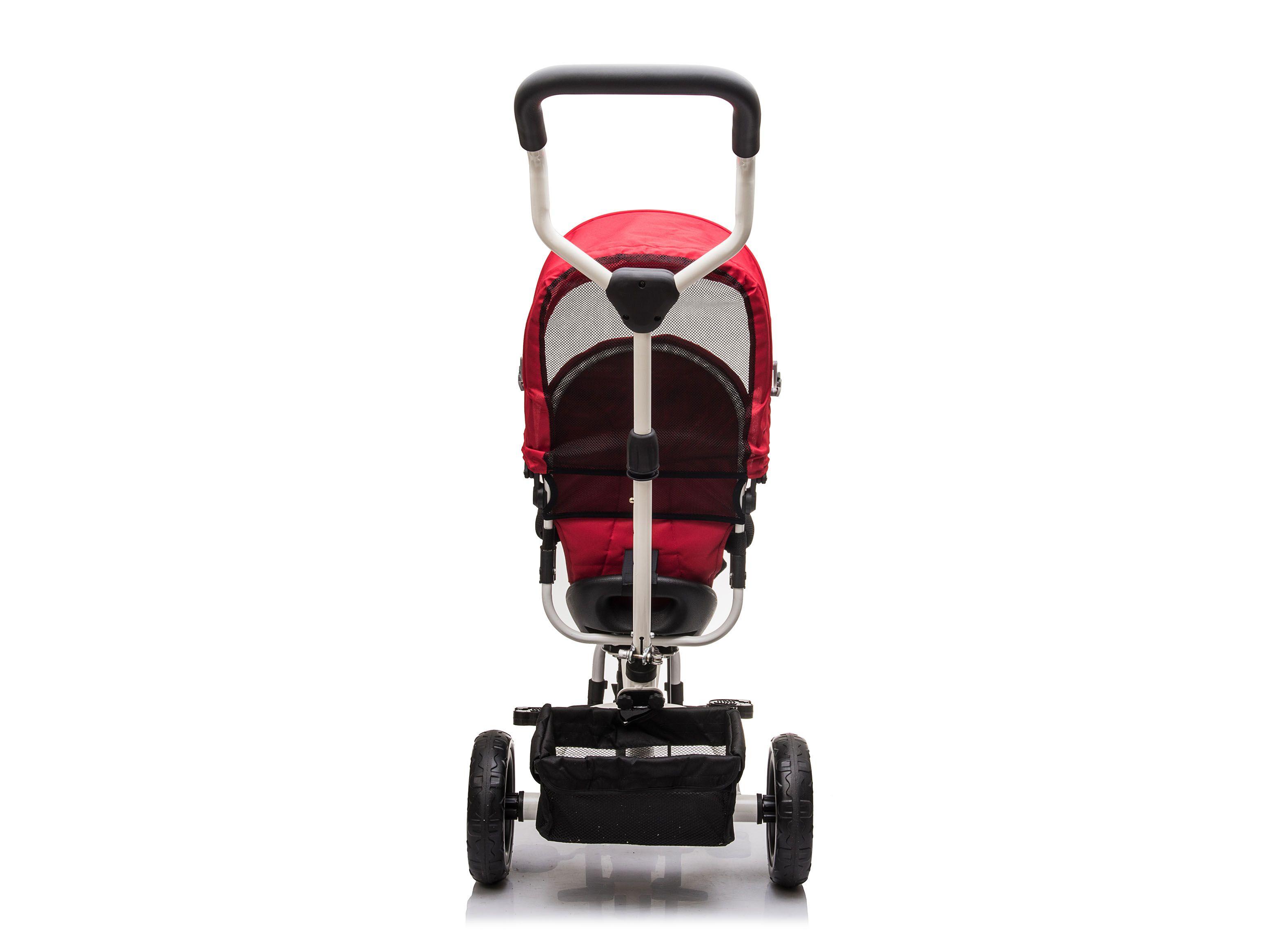 Triciclo 360 Stroller Rojo Kidscool-3