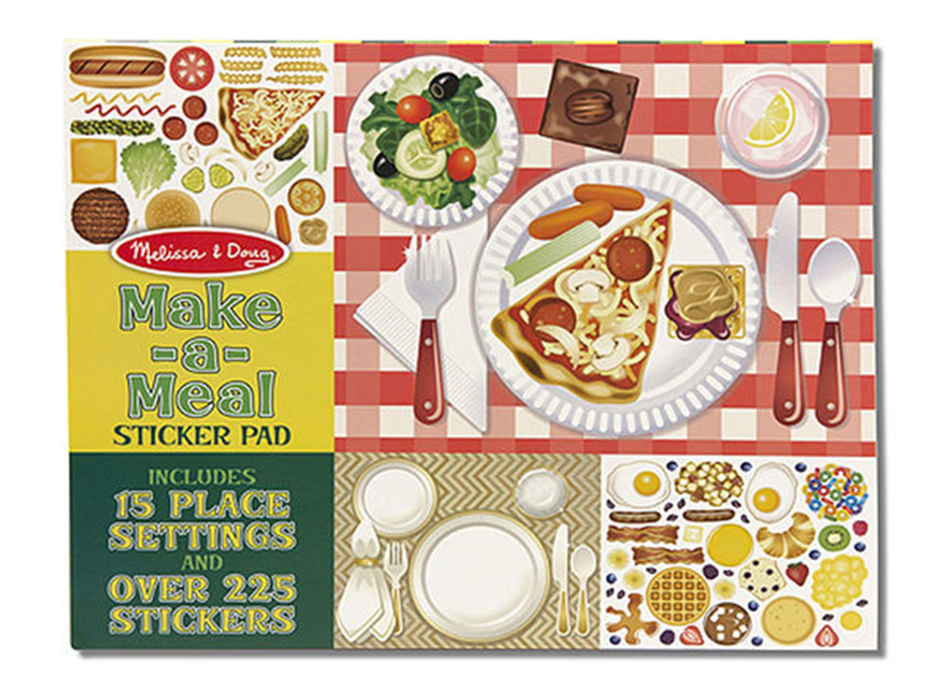 Melissa & Doug Pad stickers Comidas Caramba-0
