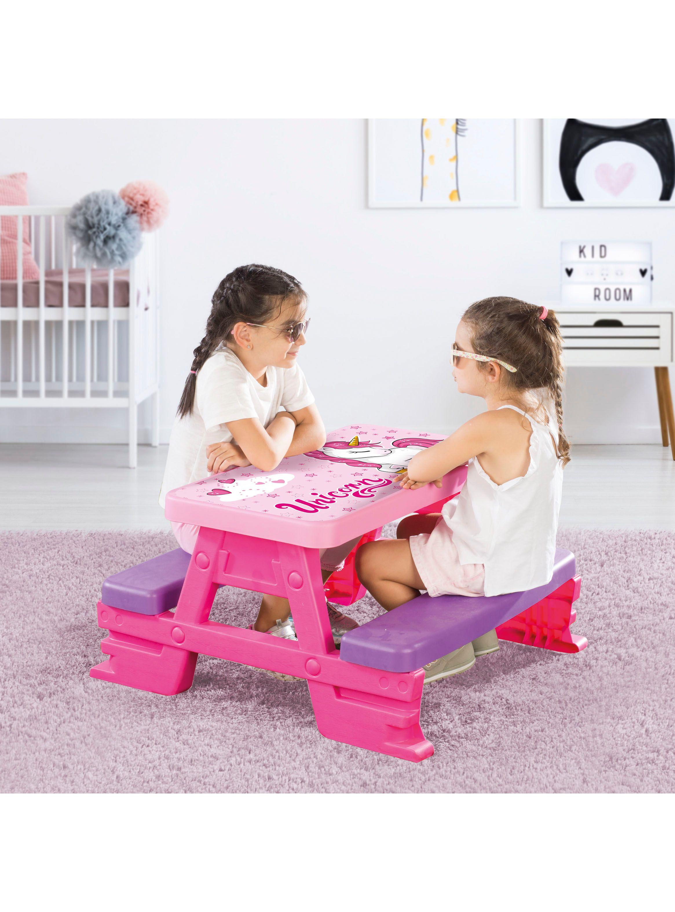 Mesa de Picnic para 4 Unicornios DL2518-3