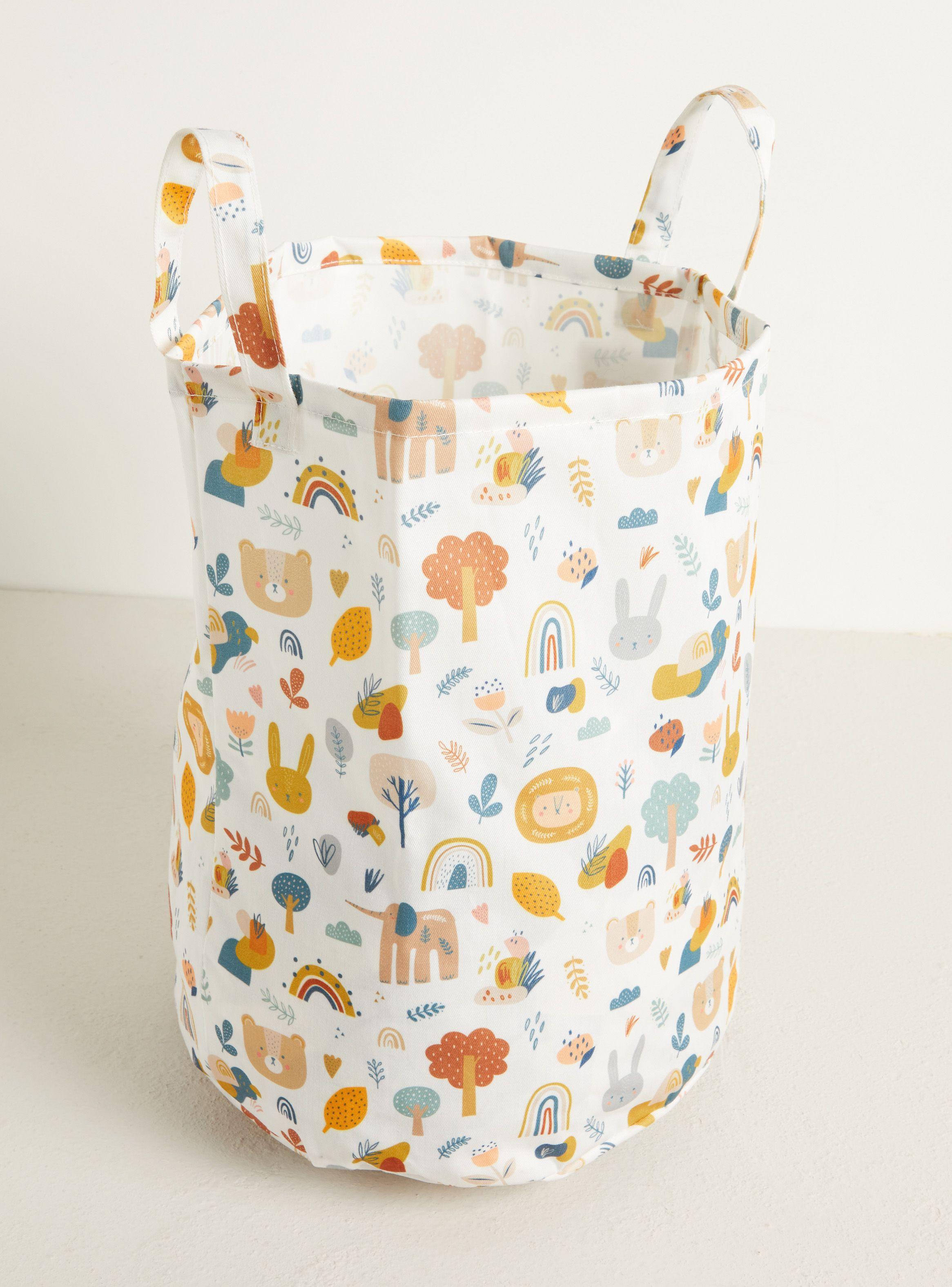 Organizador Infantil Tubular Tela 33x33x42 cm-1