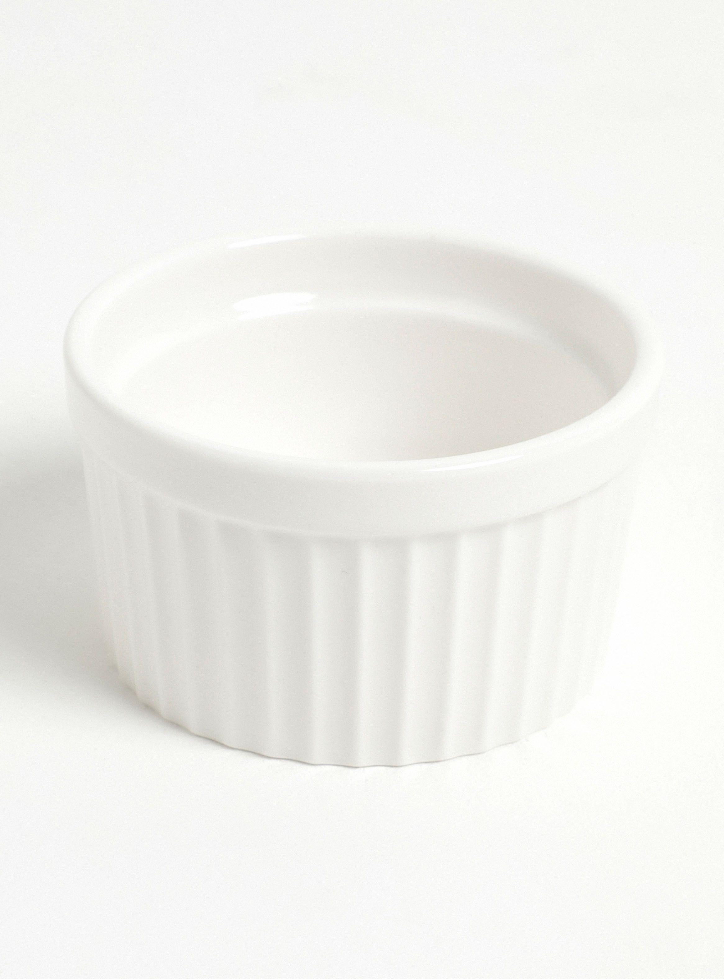 Set 4 Ramekines Blanco 8 cm-2