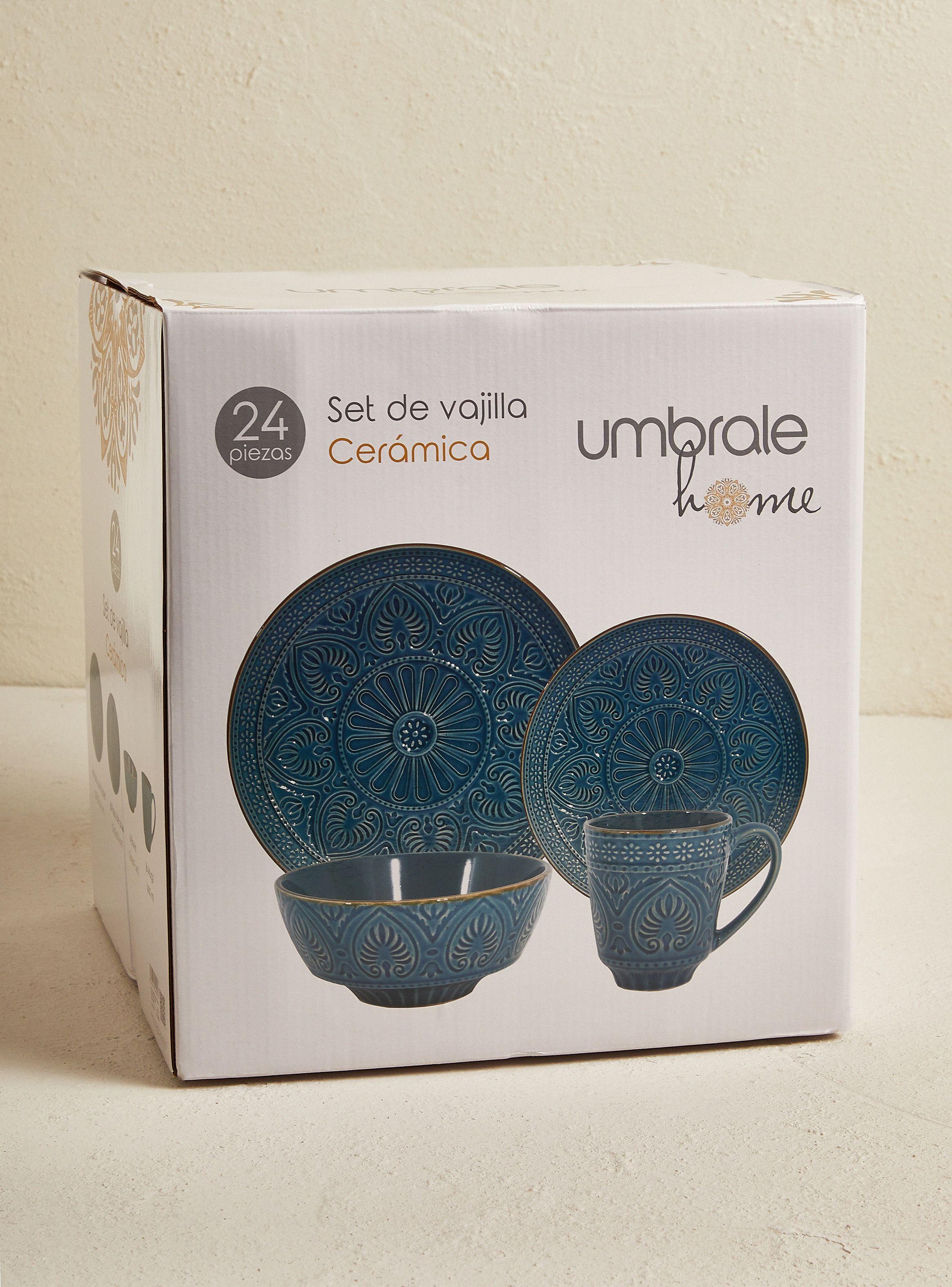 Set Vajilla 24 Piezas Marino Cerámica-7