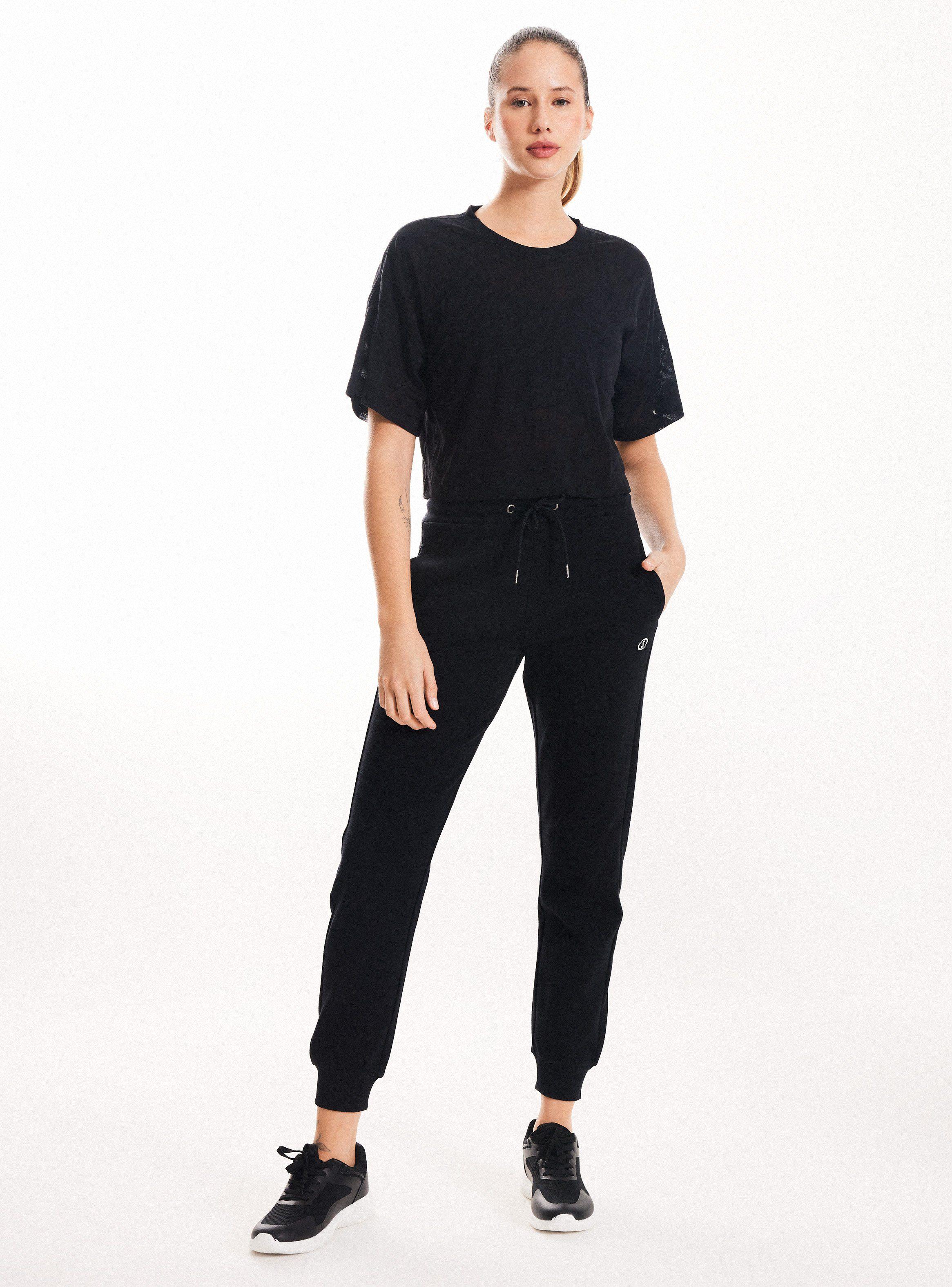 Pantalón de Buzo Cintura Elasticada con Bolsillo-4