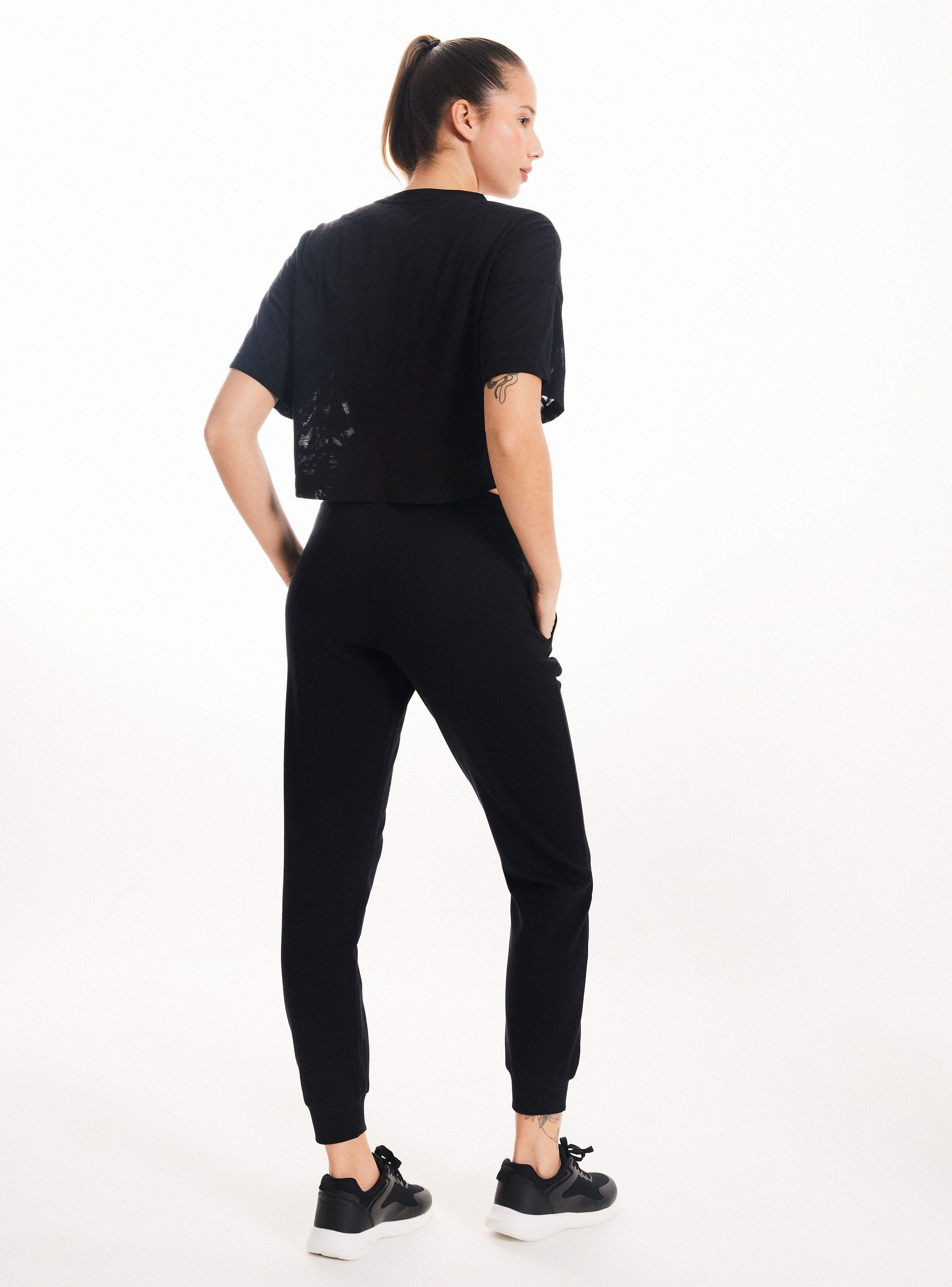 Pantalón de Buzo Cintura Elasticada con Bolsillo-5