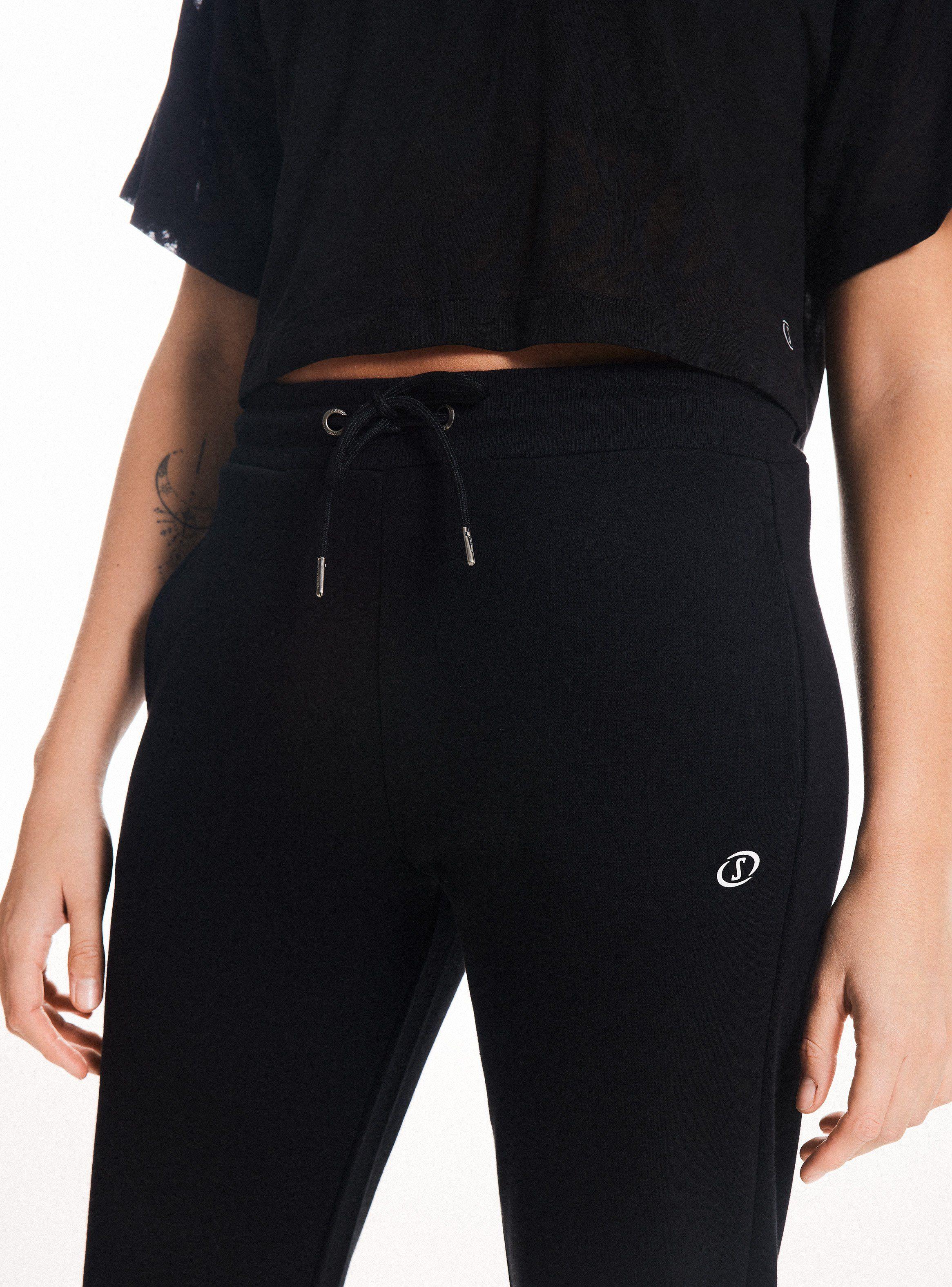 Pantalón de Buzo Cintura Elasticada con Bolsillo-2