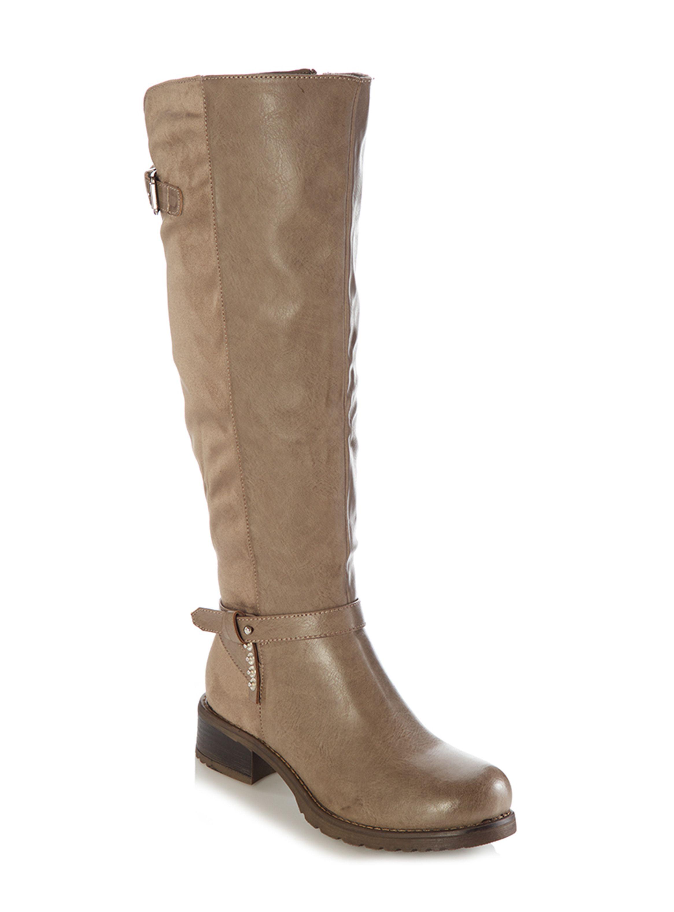 Bota Via Uno Mujer Detalle Metalicos-3