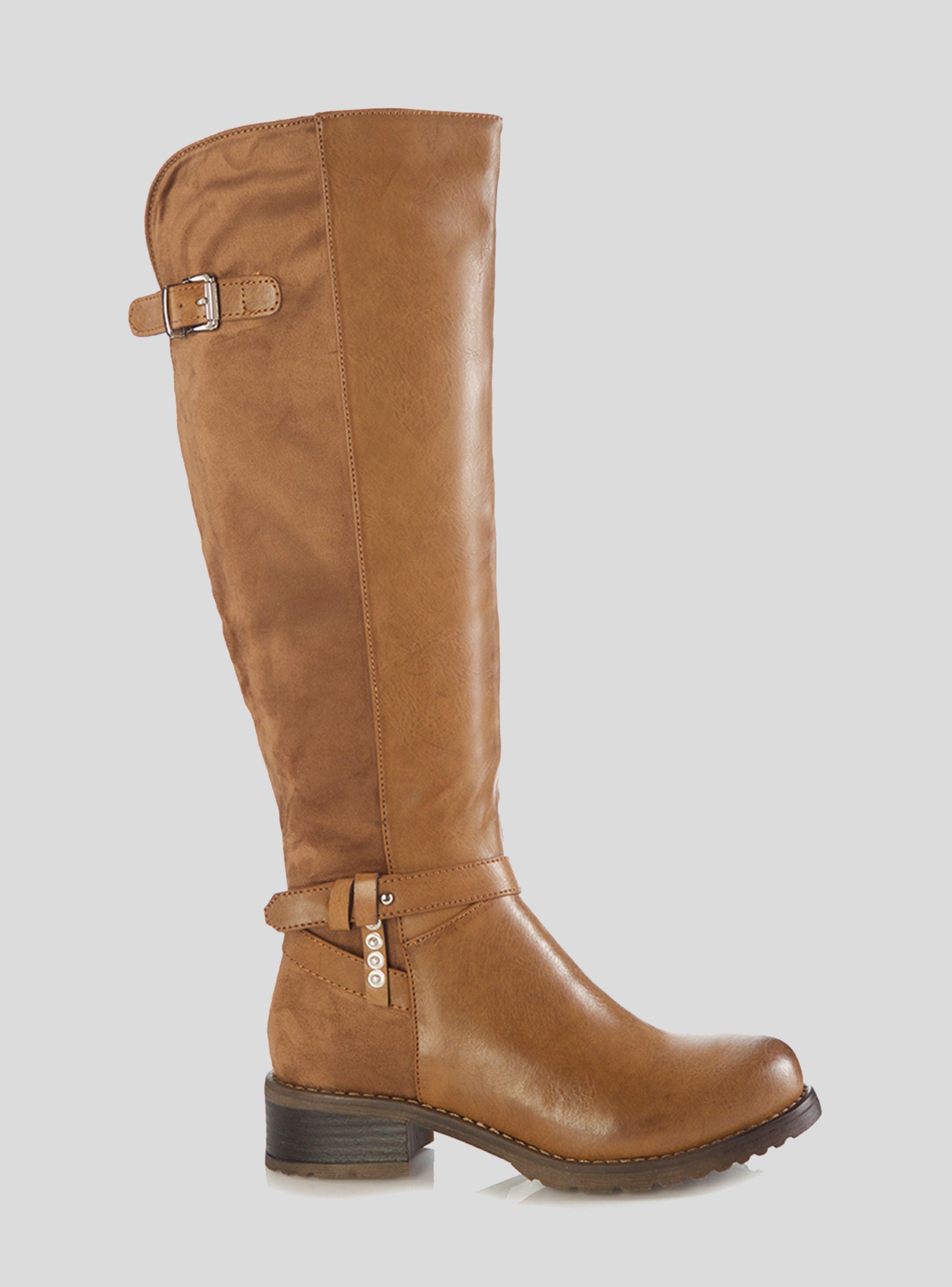 Bota Via Uno Mujer Detalle Metalicos-0