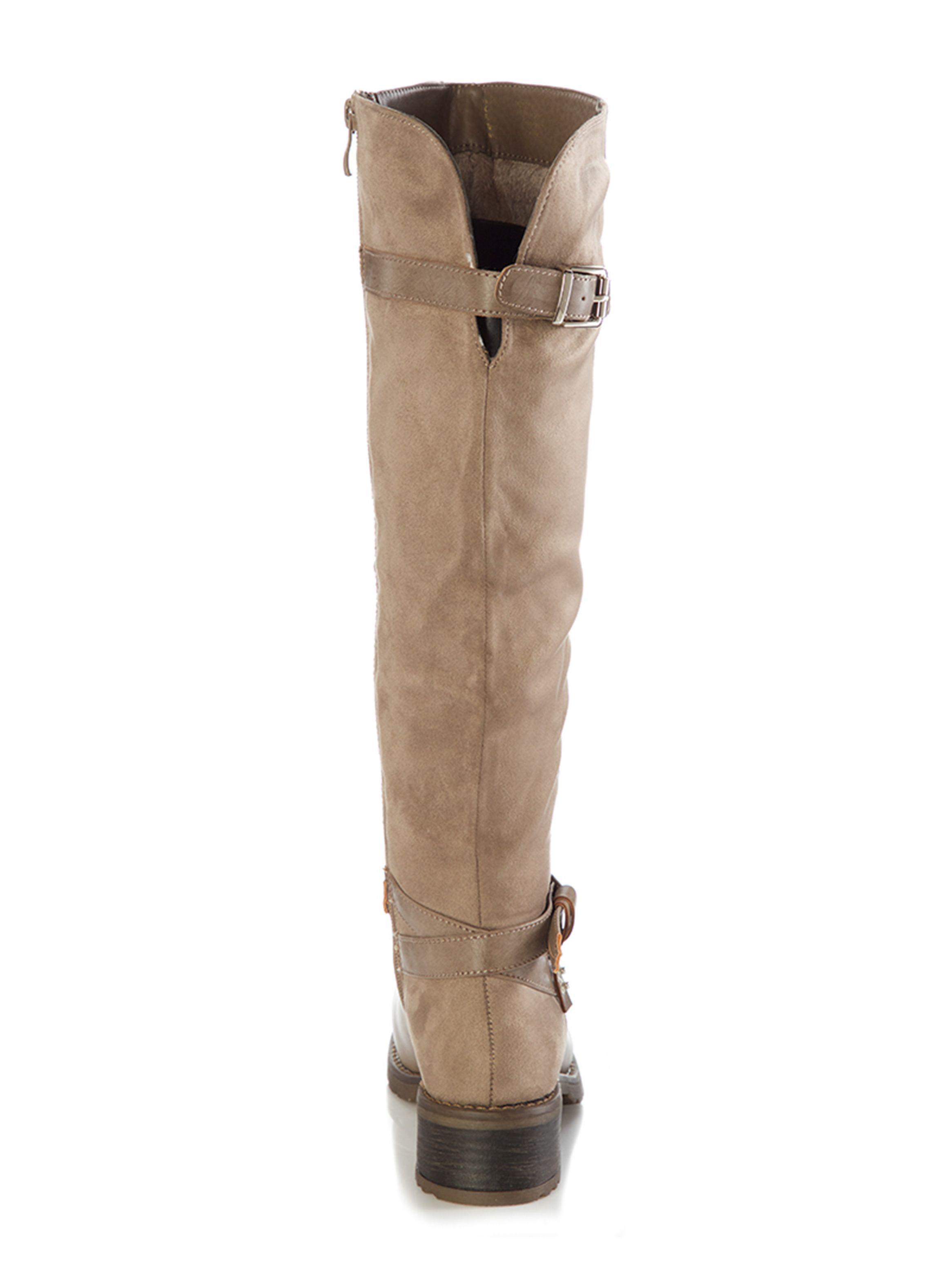 Bota Via Uno Mujer Detalle Metalicos-1