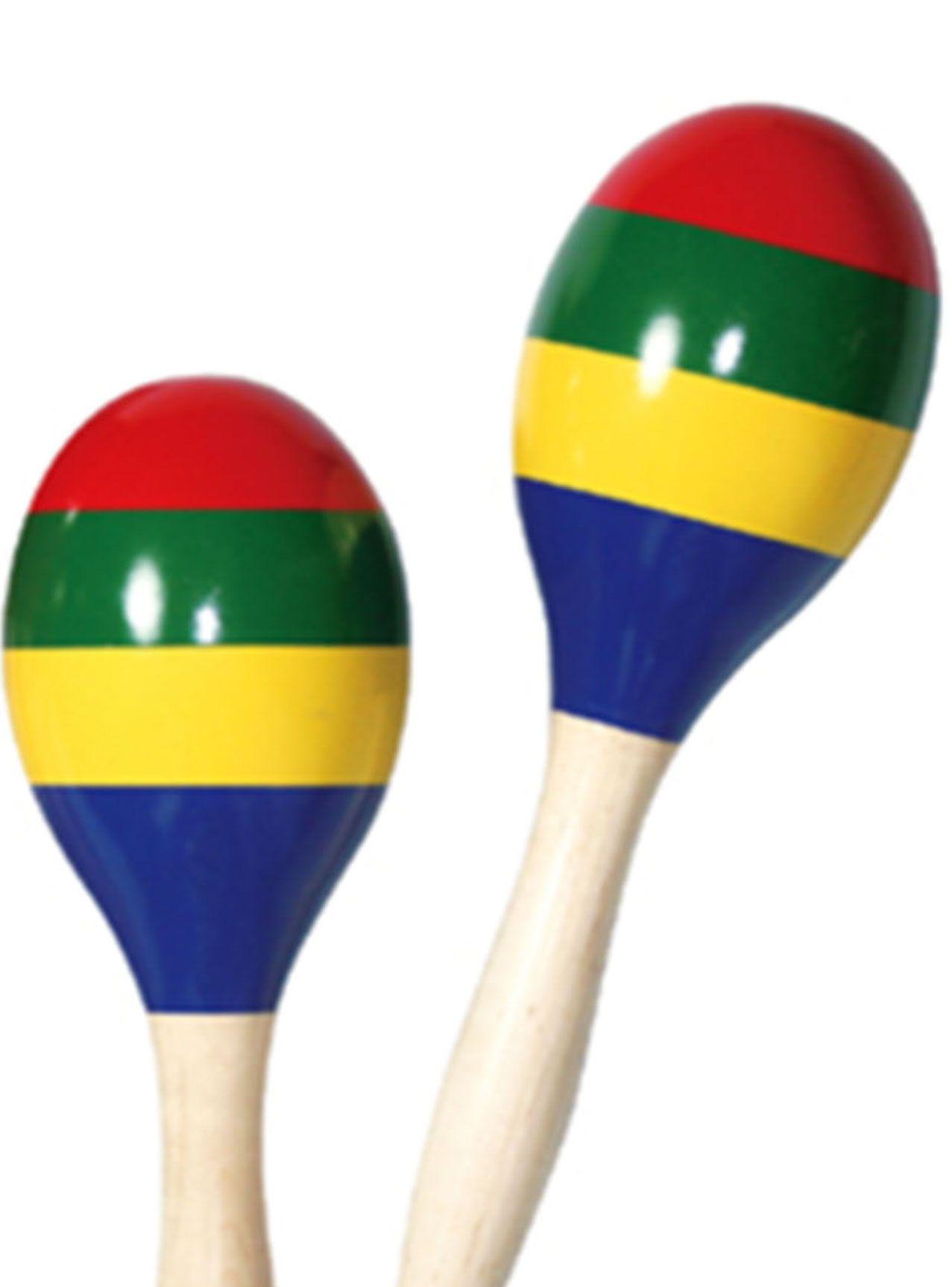 Par Maracas de Madera Colores Seigard-1