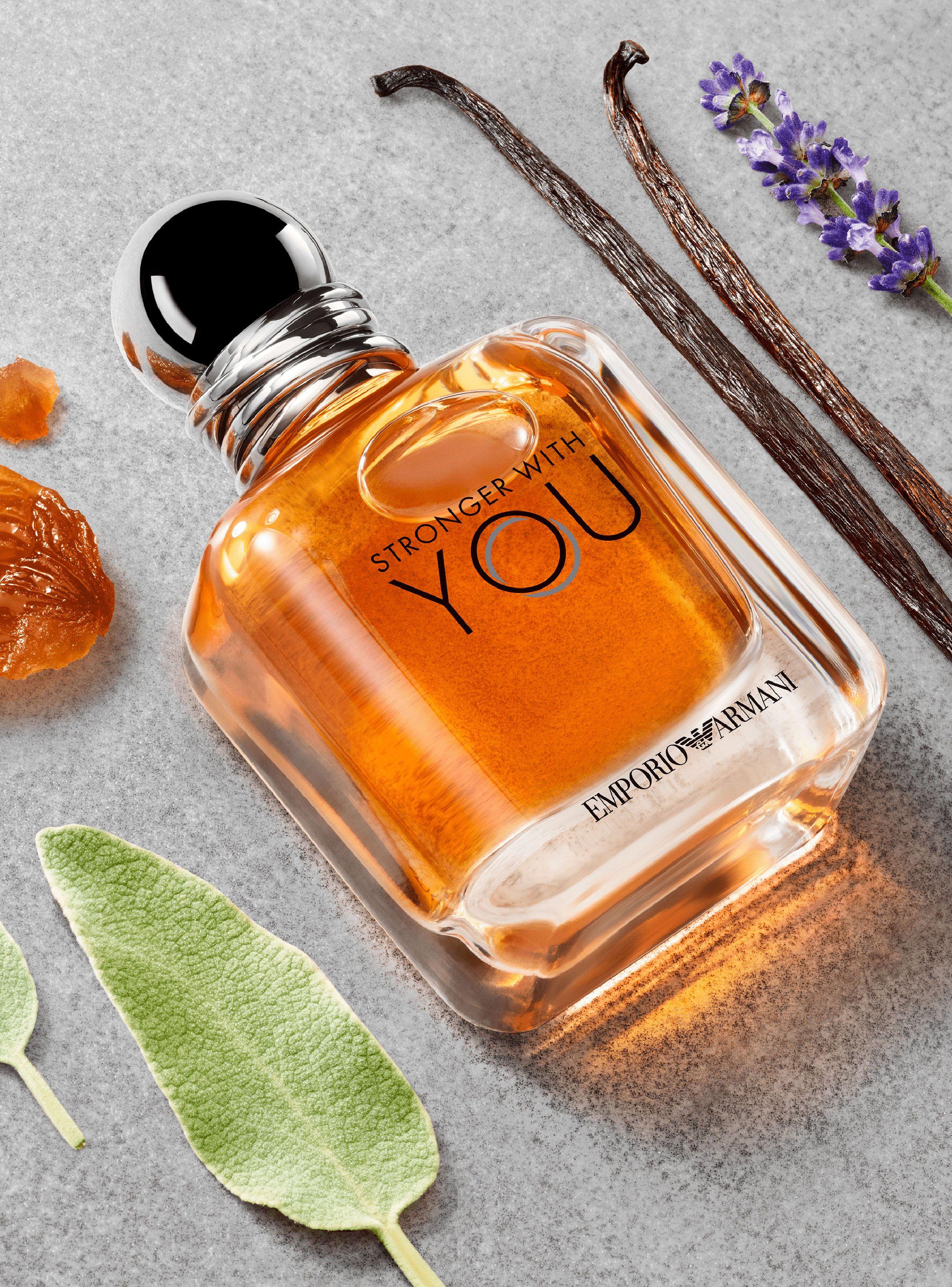 Set Perfume Giorgio Armani Stronger With You EDT Hombre 100 ml + EDT 15 ml + Gel 75 ml-2