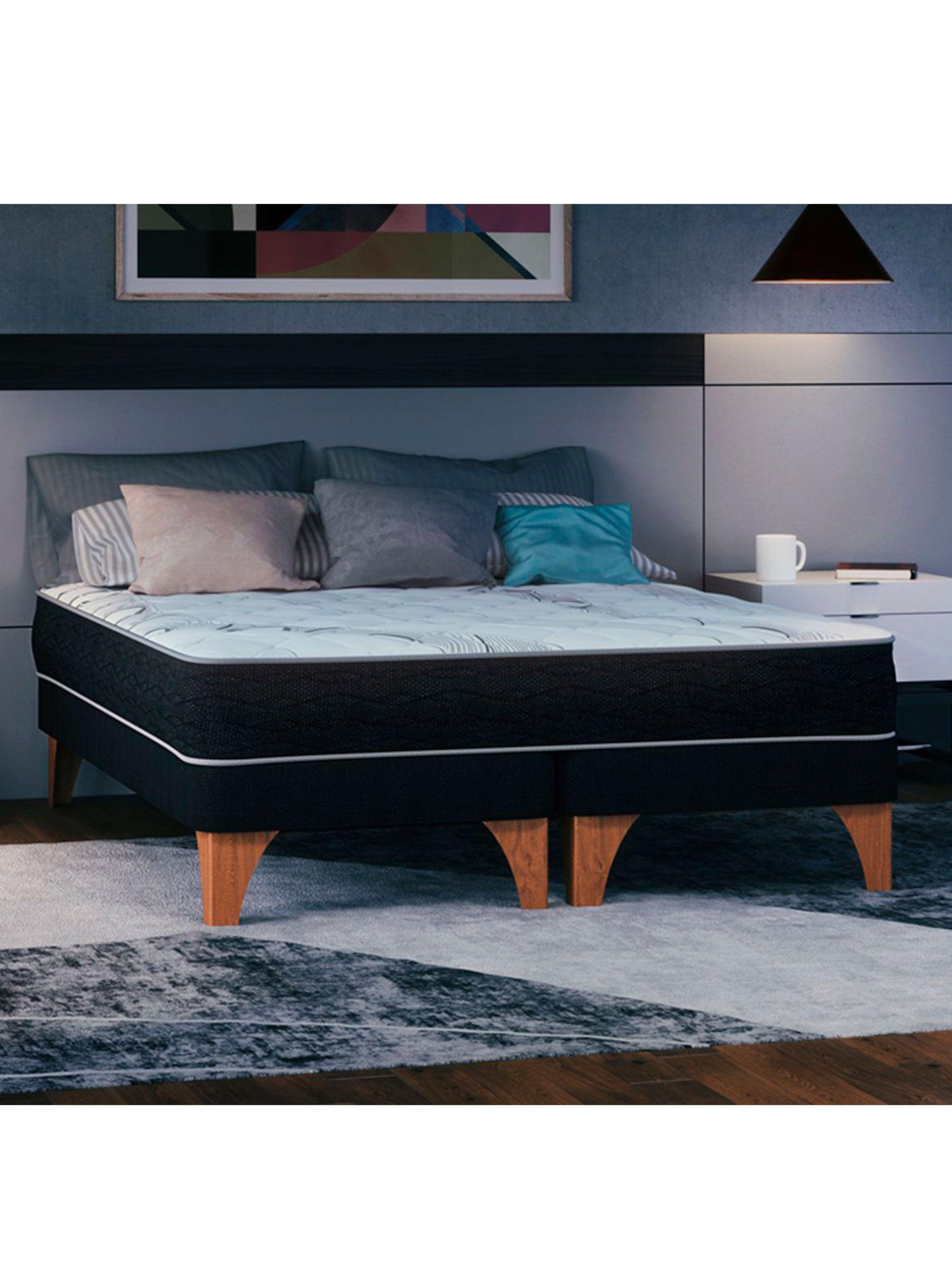 Cama Europea Night One 2 Plazas Long Base Dividida-3