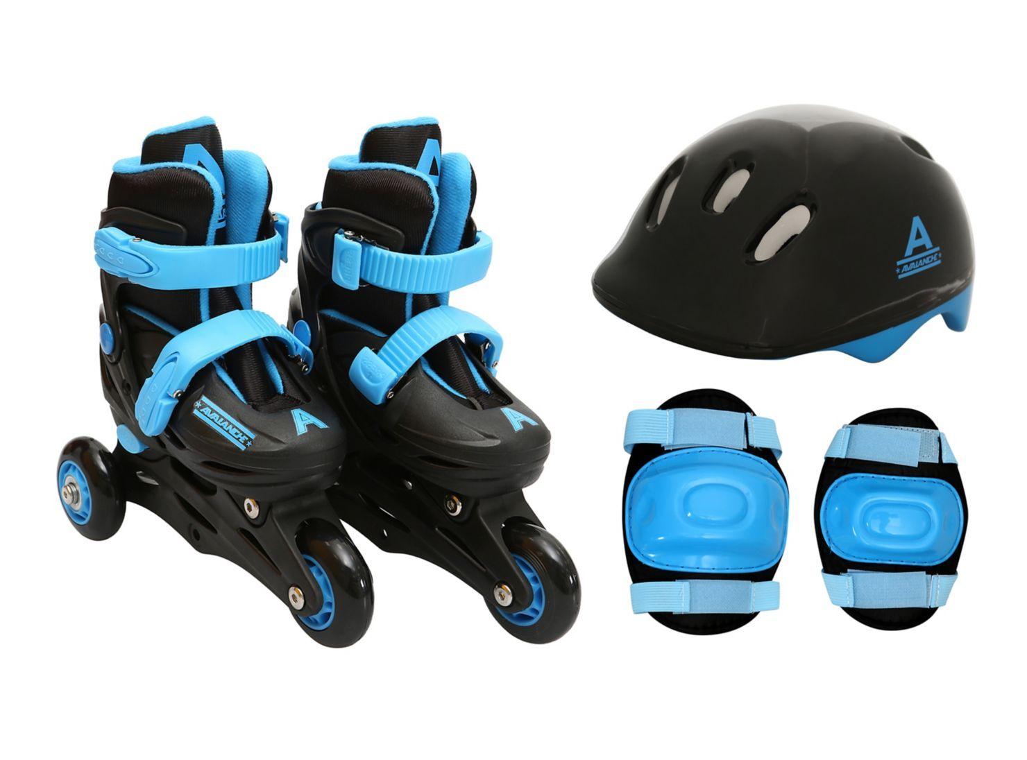 Set de Patines + Casco + Rodillera Avalanche-0