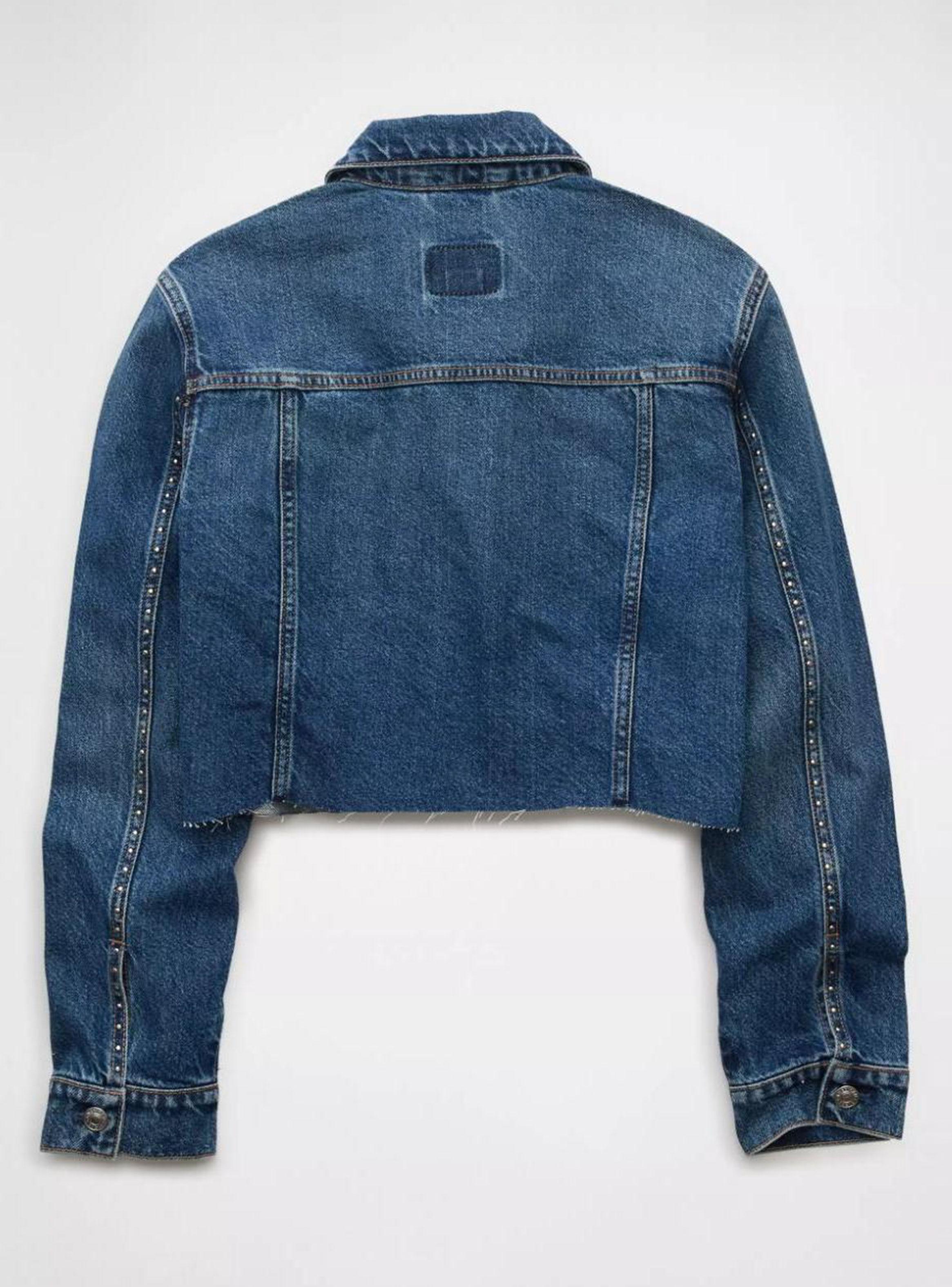 Chaqueta Ae Denim Corte Clásica-4