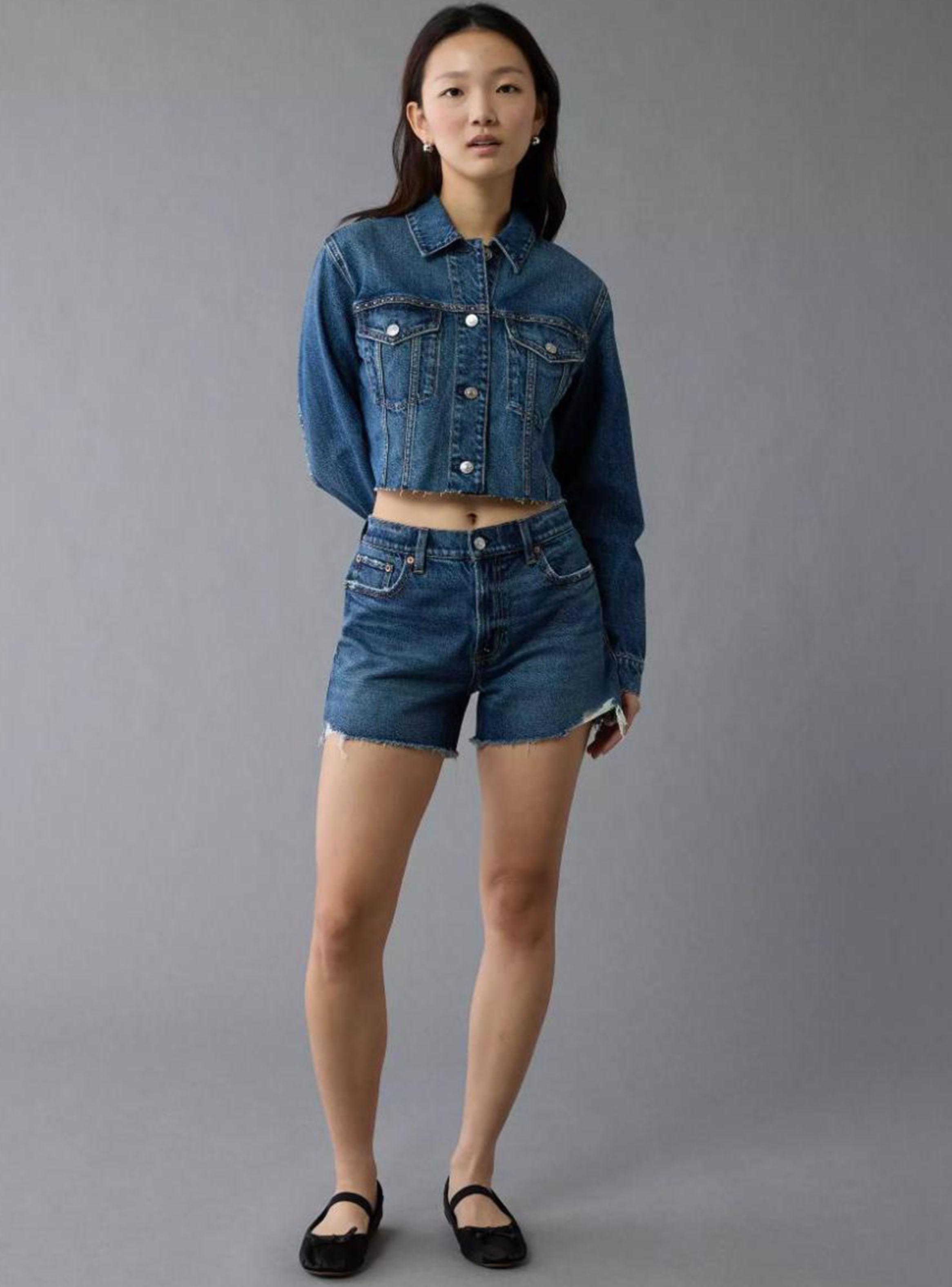 Chaqueta Ae Denim Corte Clásica-2