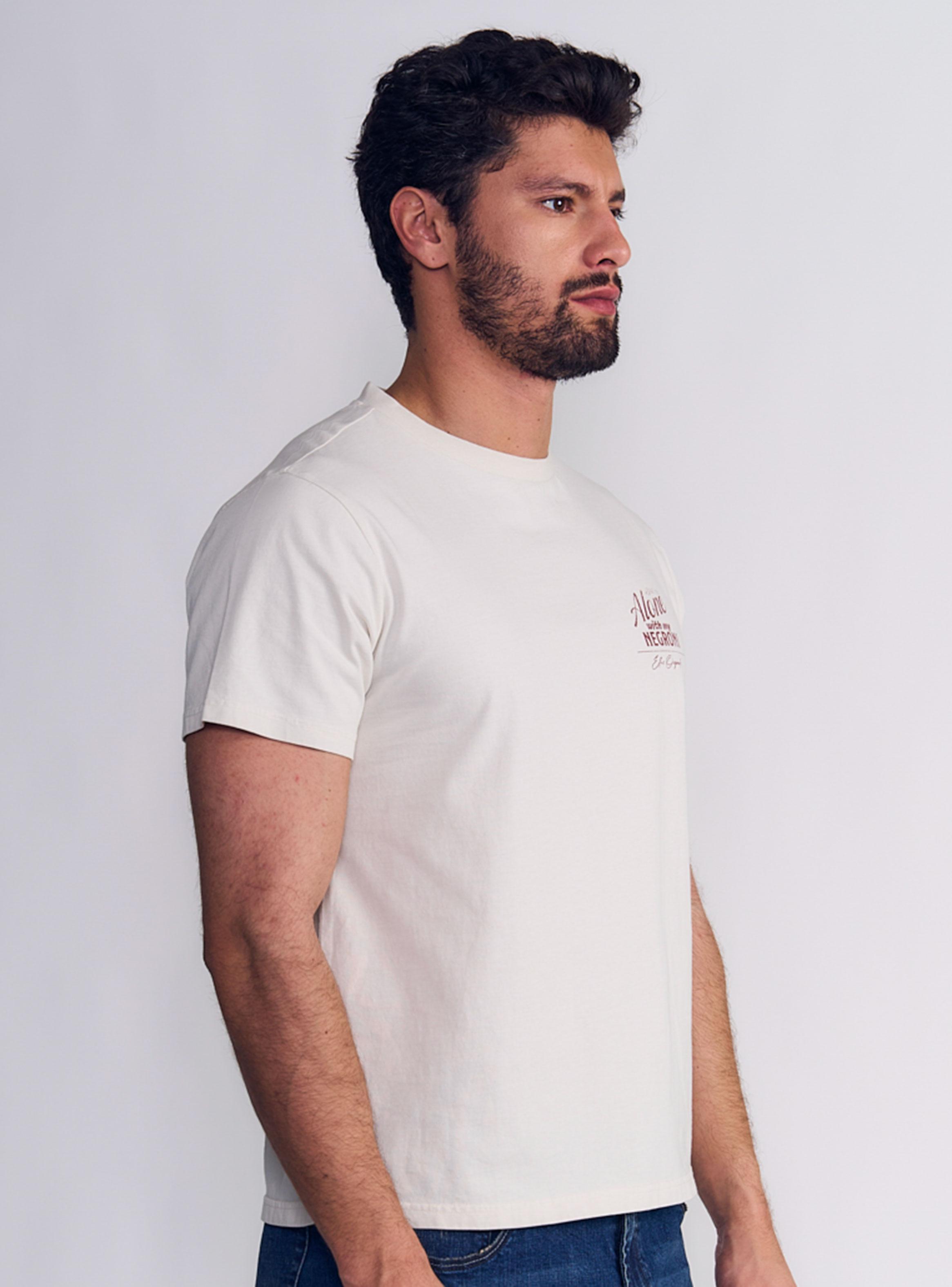 Polera Print  Garmen Dye Manga Corta-2