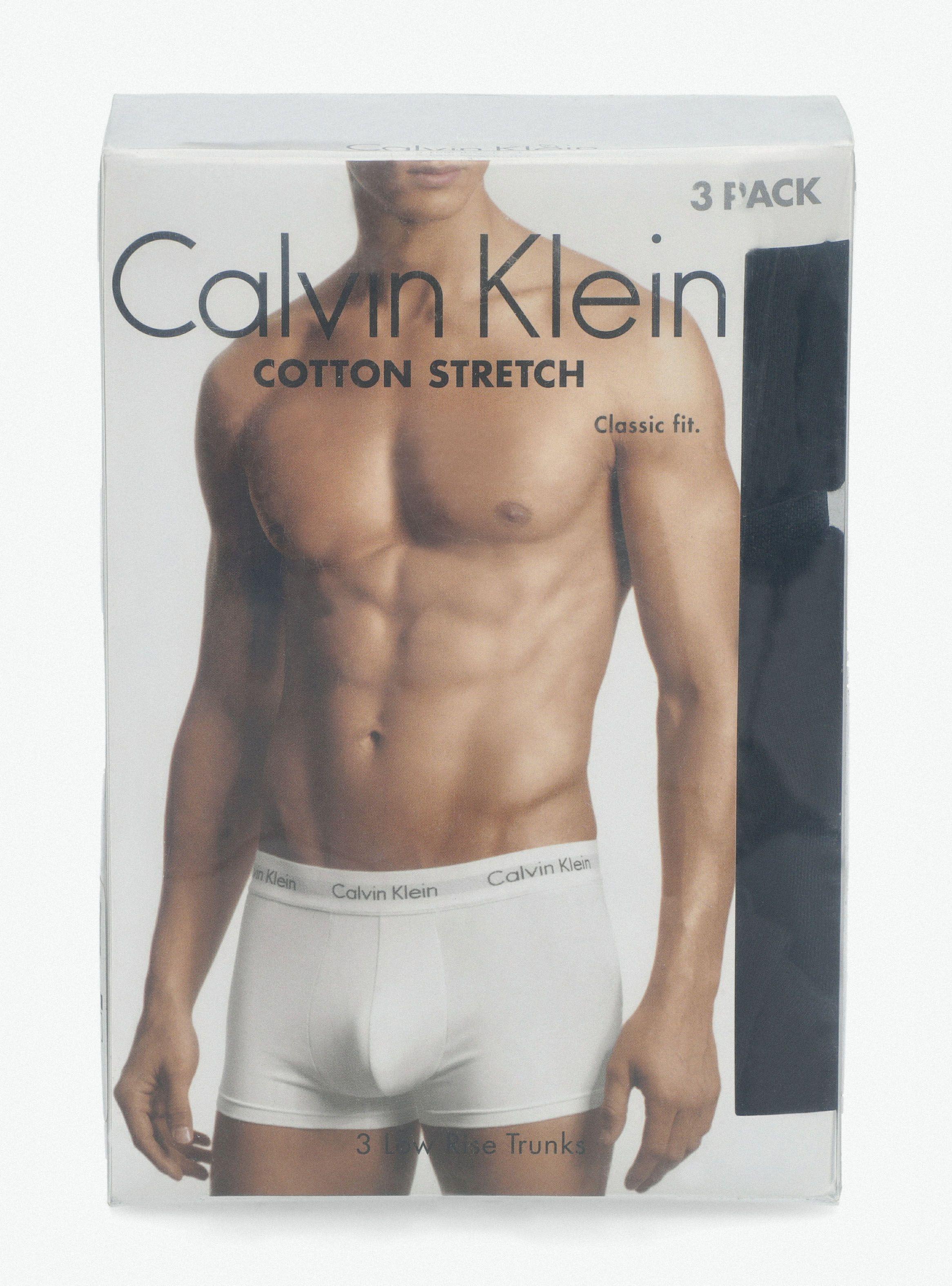 Boxer Calvin Klein Low Rise Trunk Algodón Pack 3-3