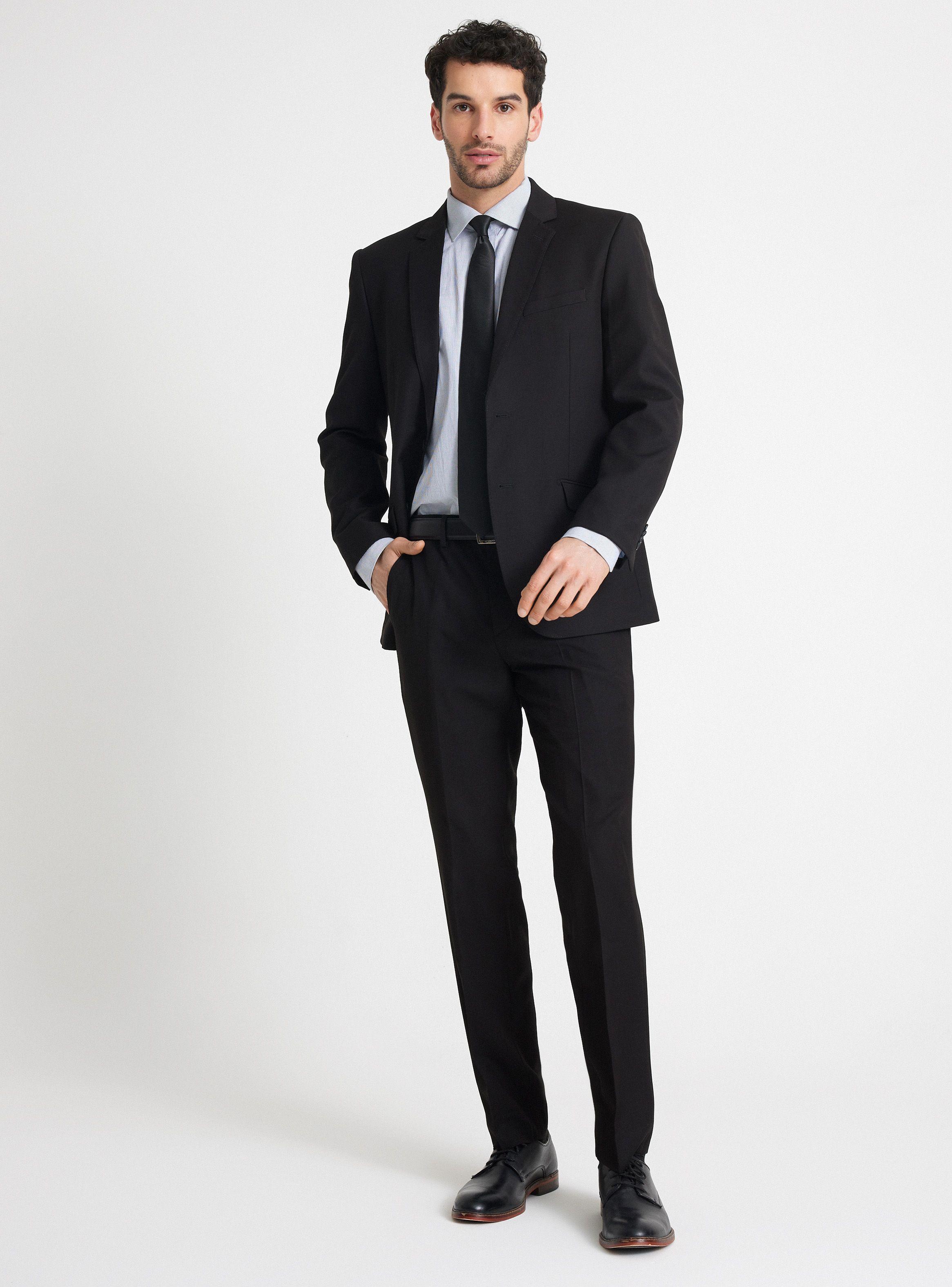 Traje Recto Lana Liso 5-4