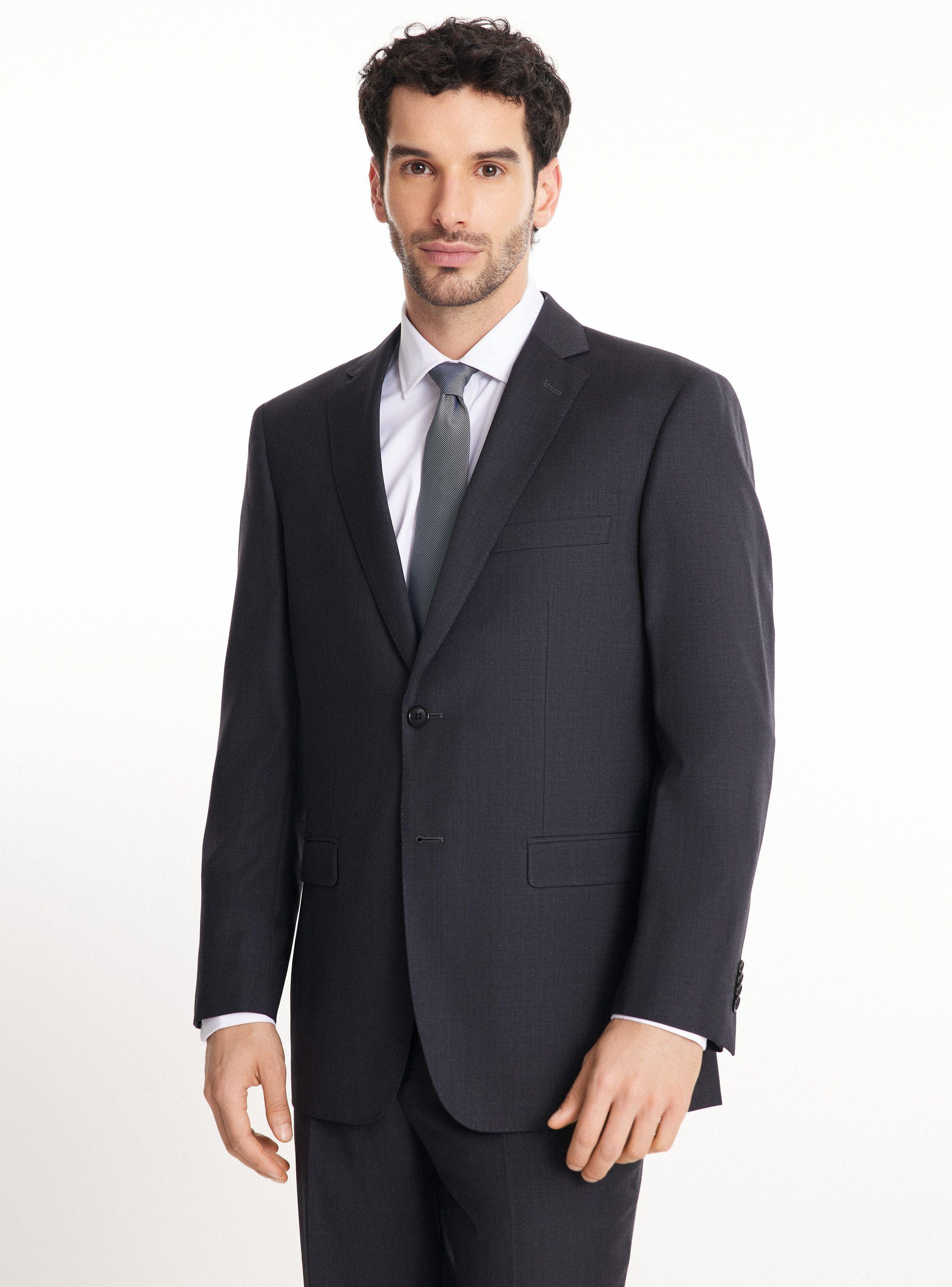 Traje Recto Lana Liso 4-0