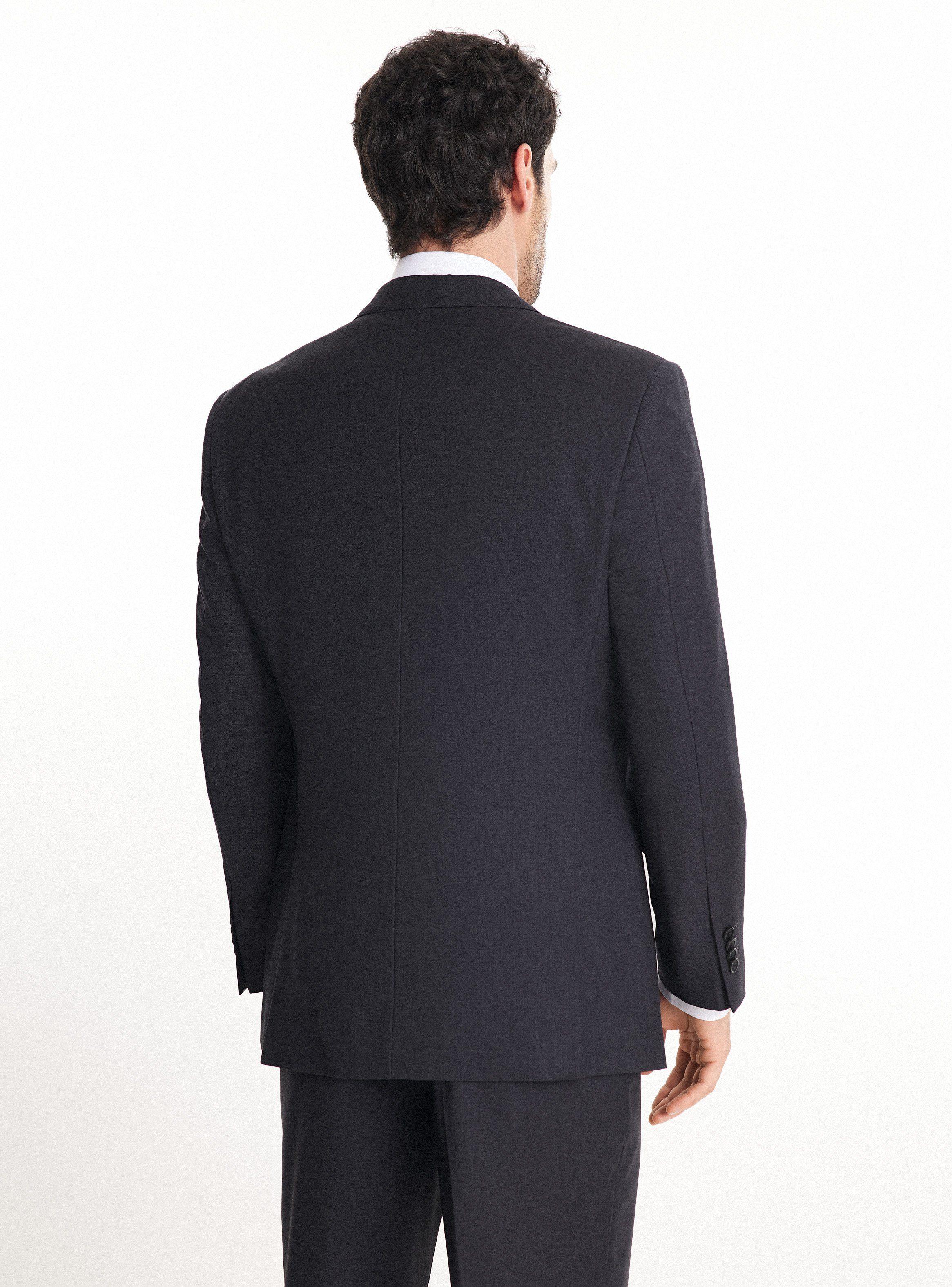 Traje Recto Lana Liso 4-1
