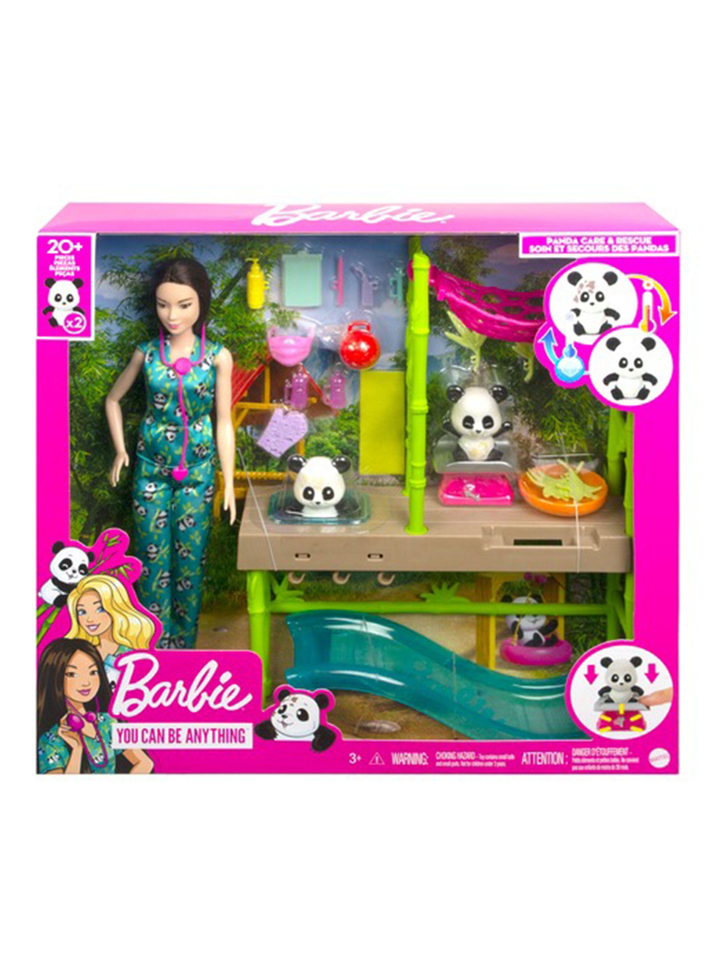 Muñeca Profesiones Set de Juego Cuidadora de Pandas-4