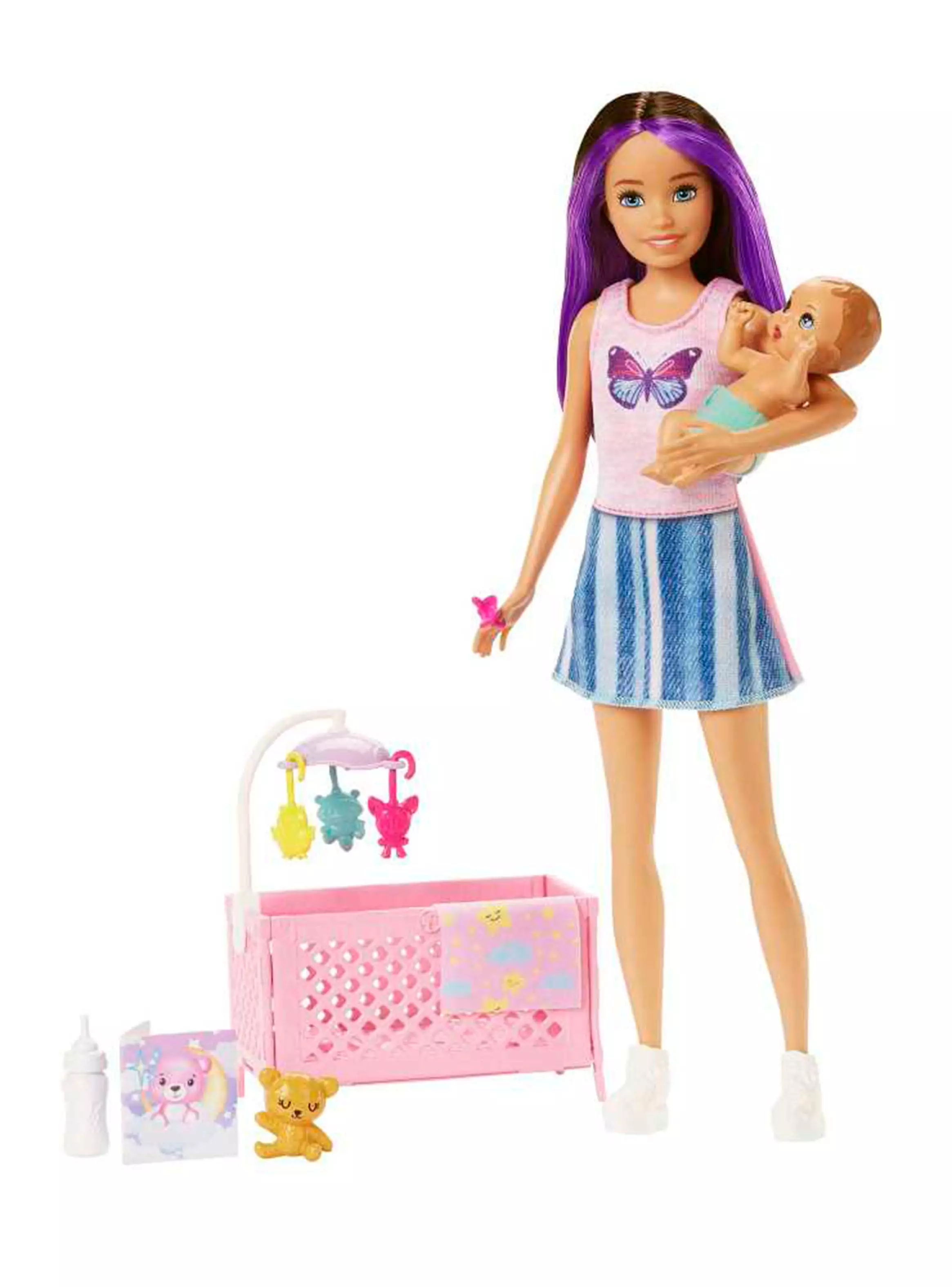Barbie Set de Juego Skipper Hora de Dormir-0