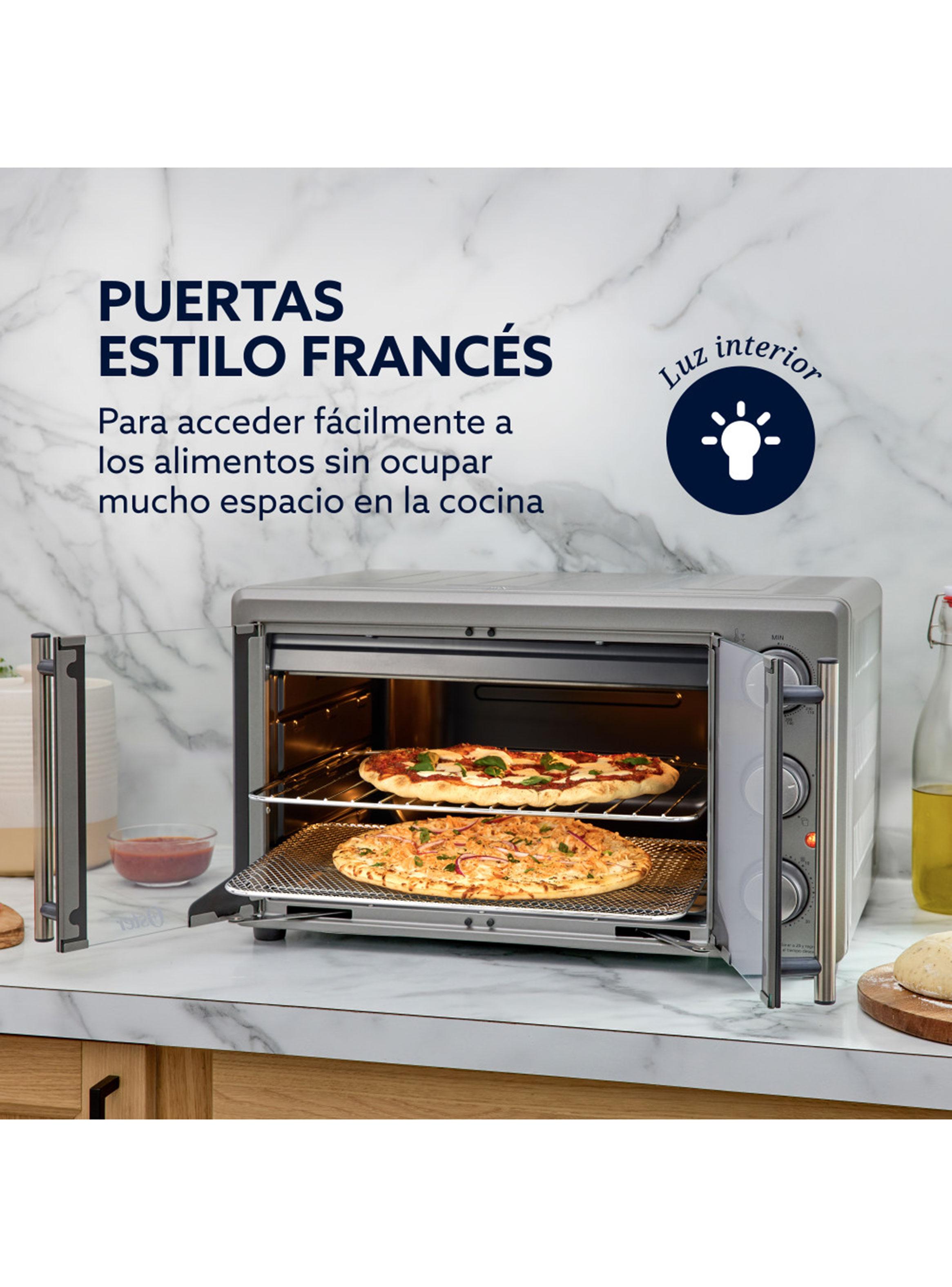 Horno Eléctrico con Freidora de Aire 42 Litros Puertas Francesas-3