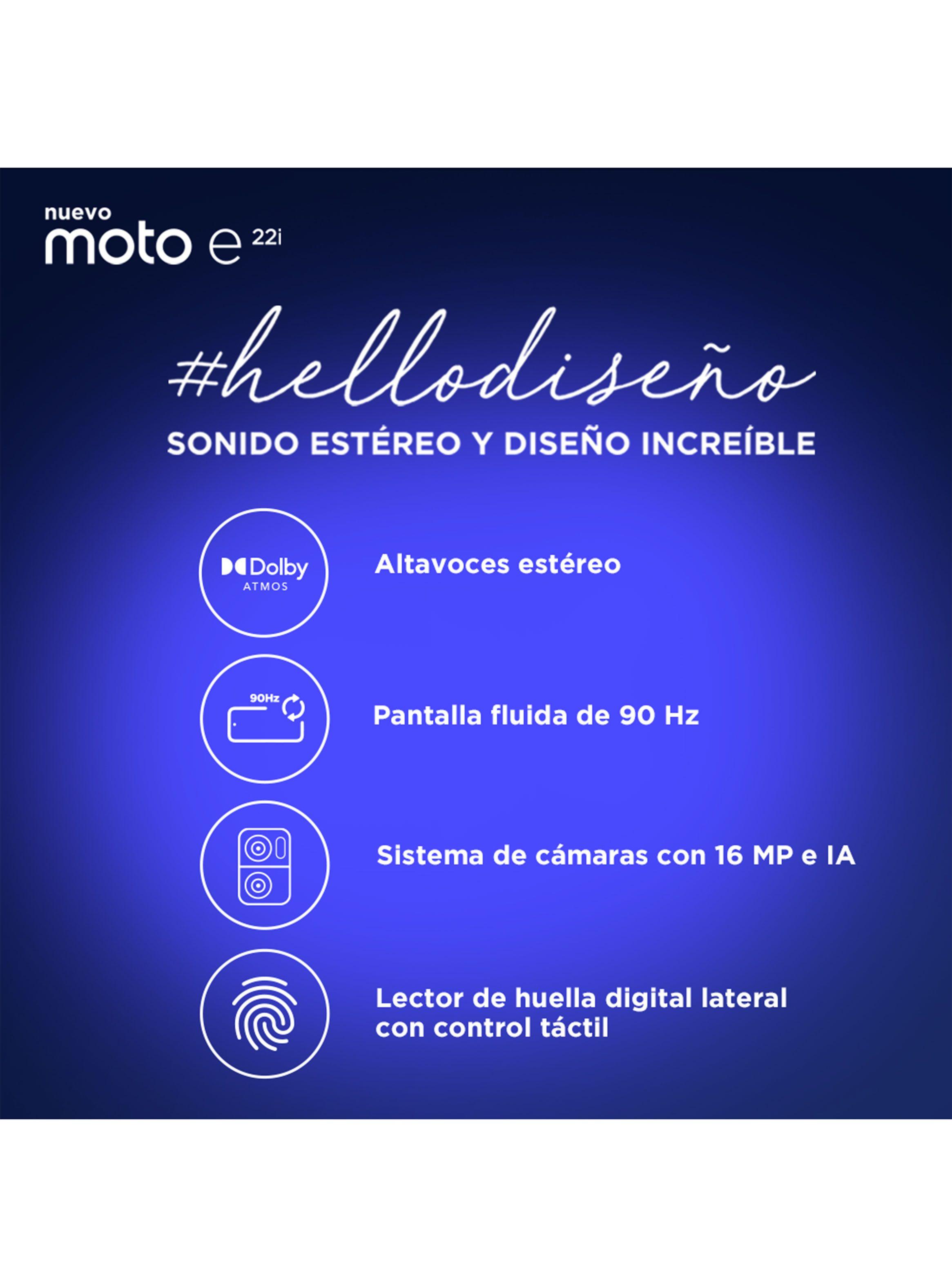 Smartphone Moto E22i 64GB 6.5" Gris Liberado-3