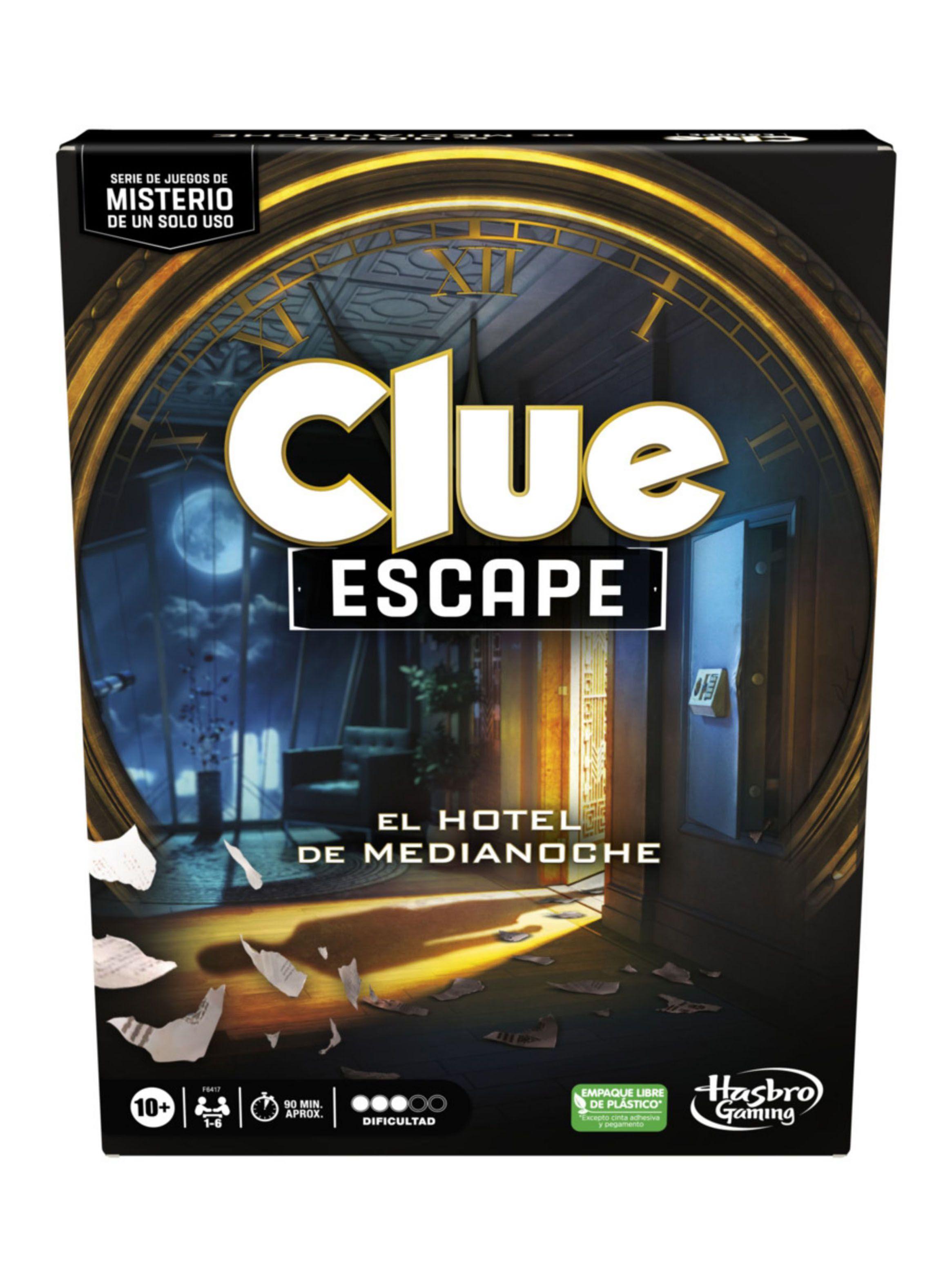 Juego de Mesa Clue Escape El Hotel de Medianoche-0