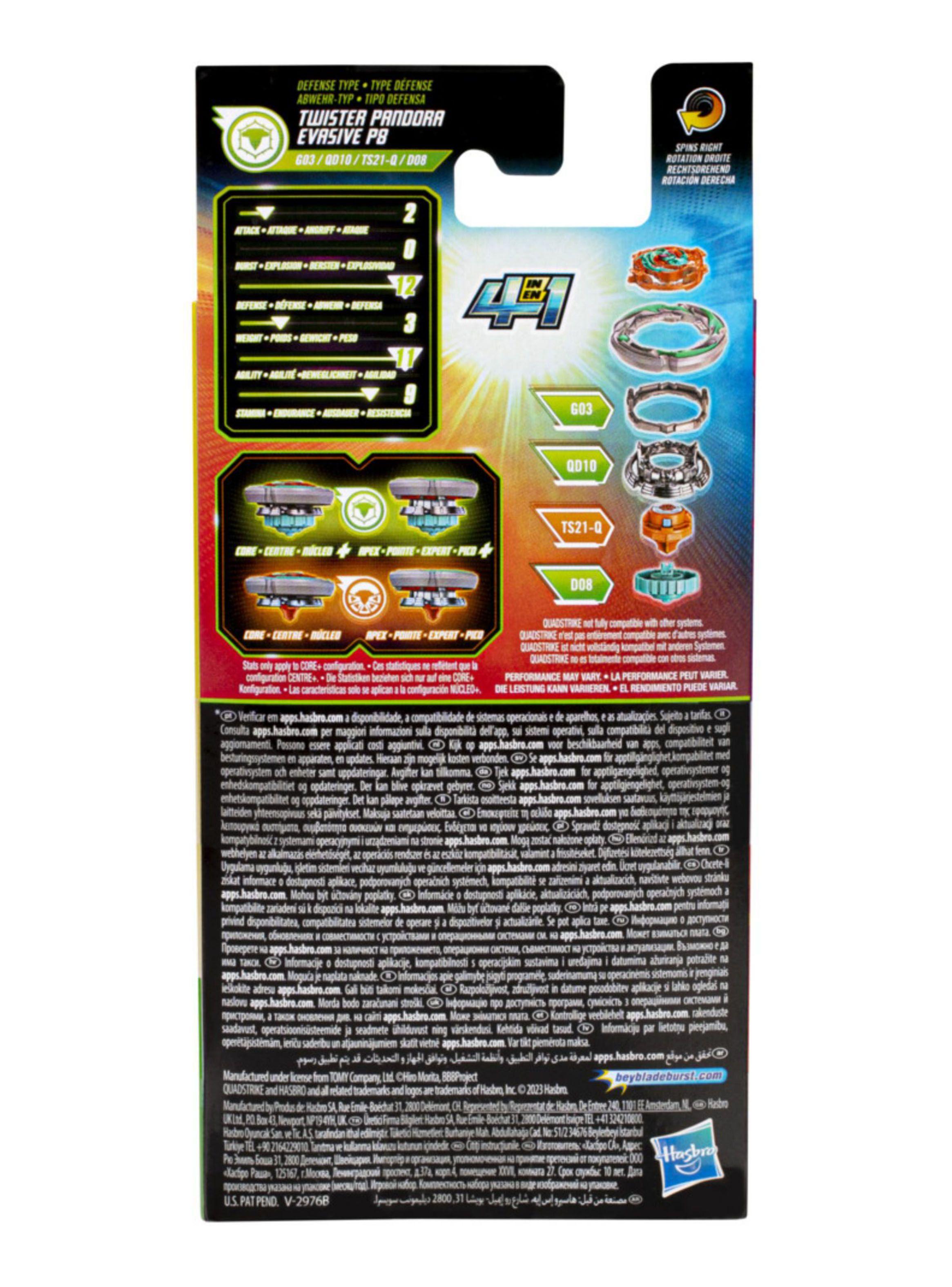 Trompo Ráfaga Twister Pandora Evasivo P8-3