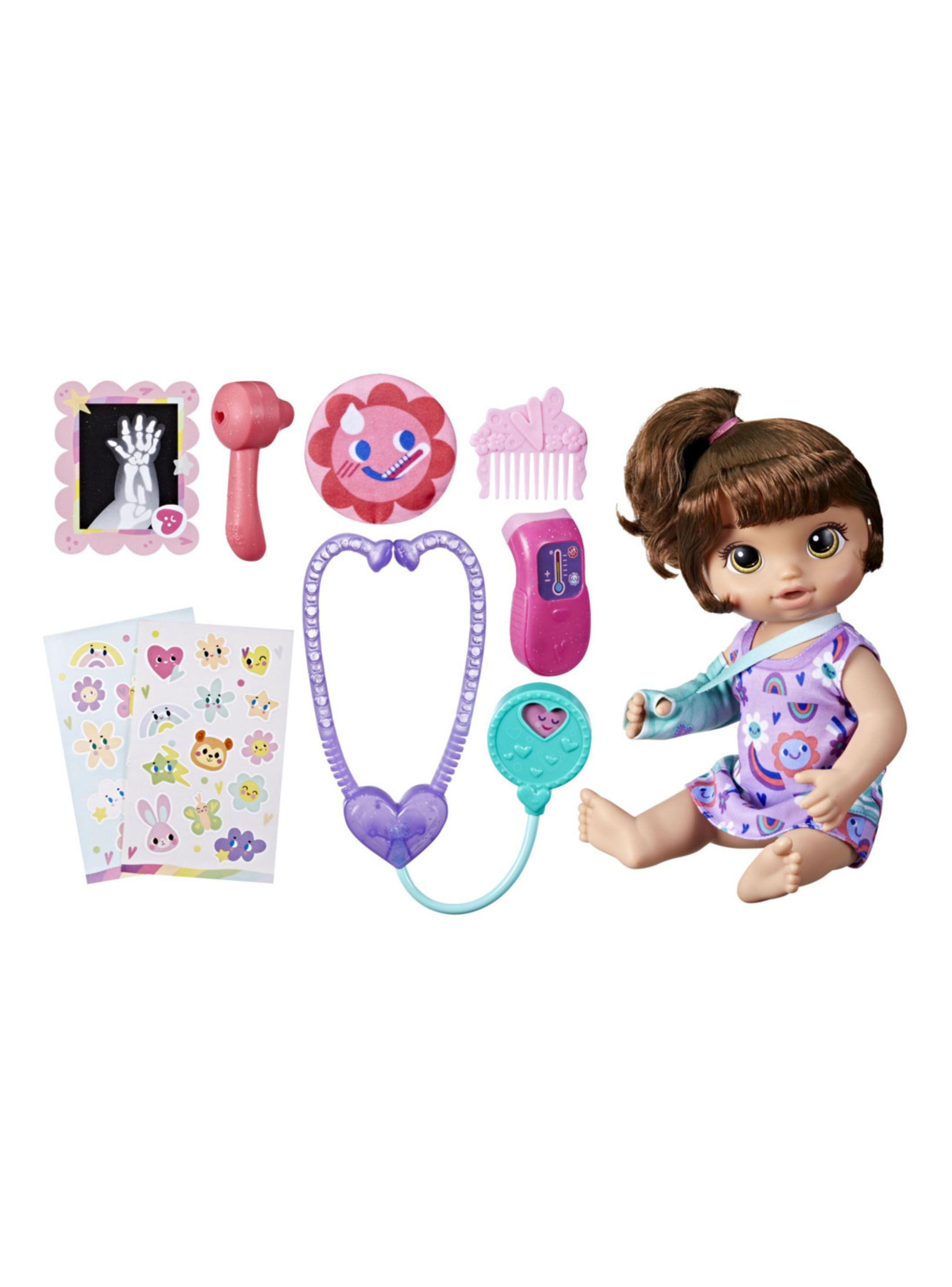 Muñeca Bella Visita Médica Cabello Castaño-0