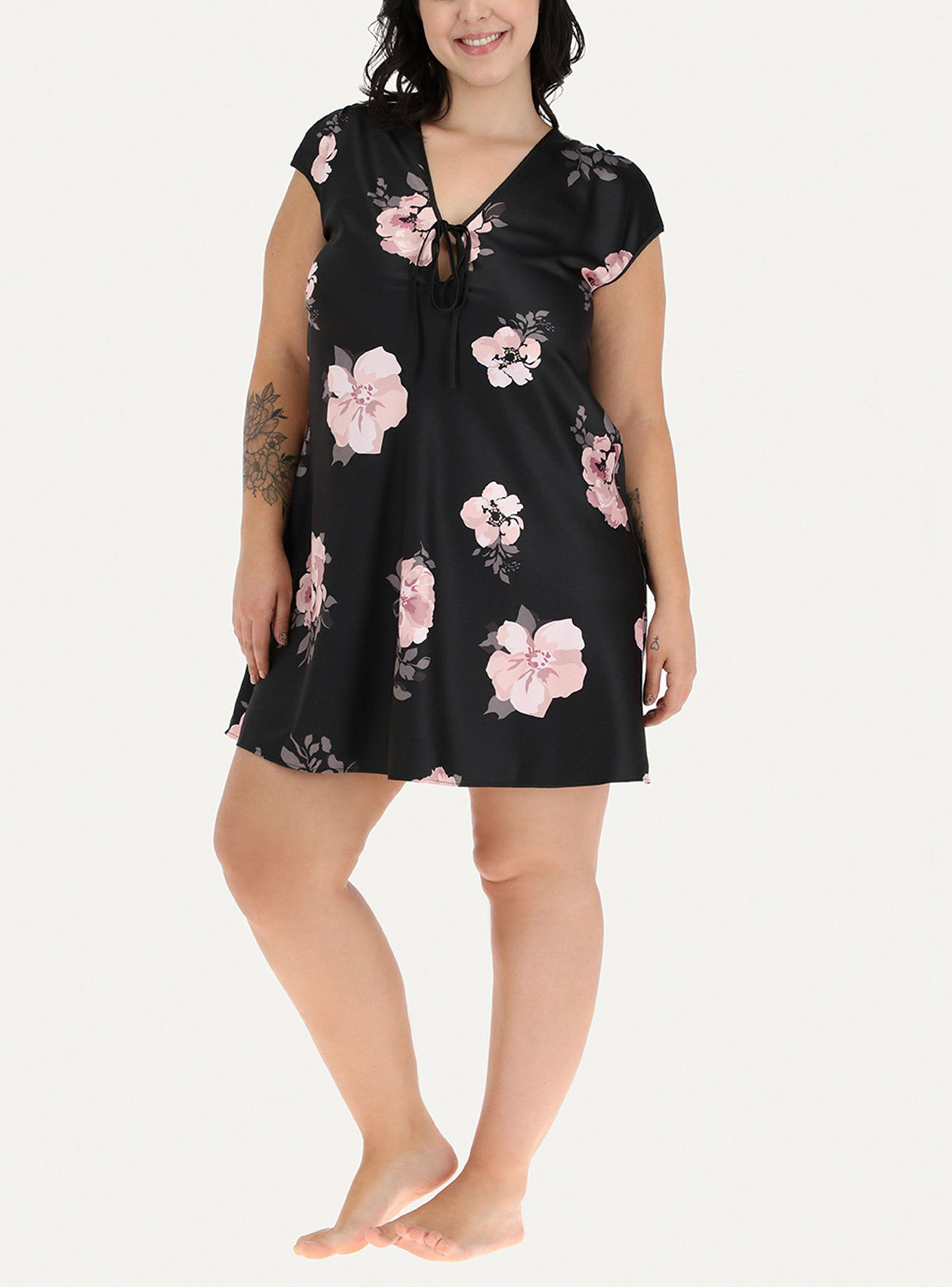 Camisola Flores Amarra Satín Print-4