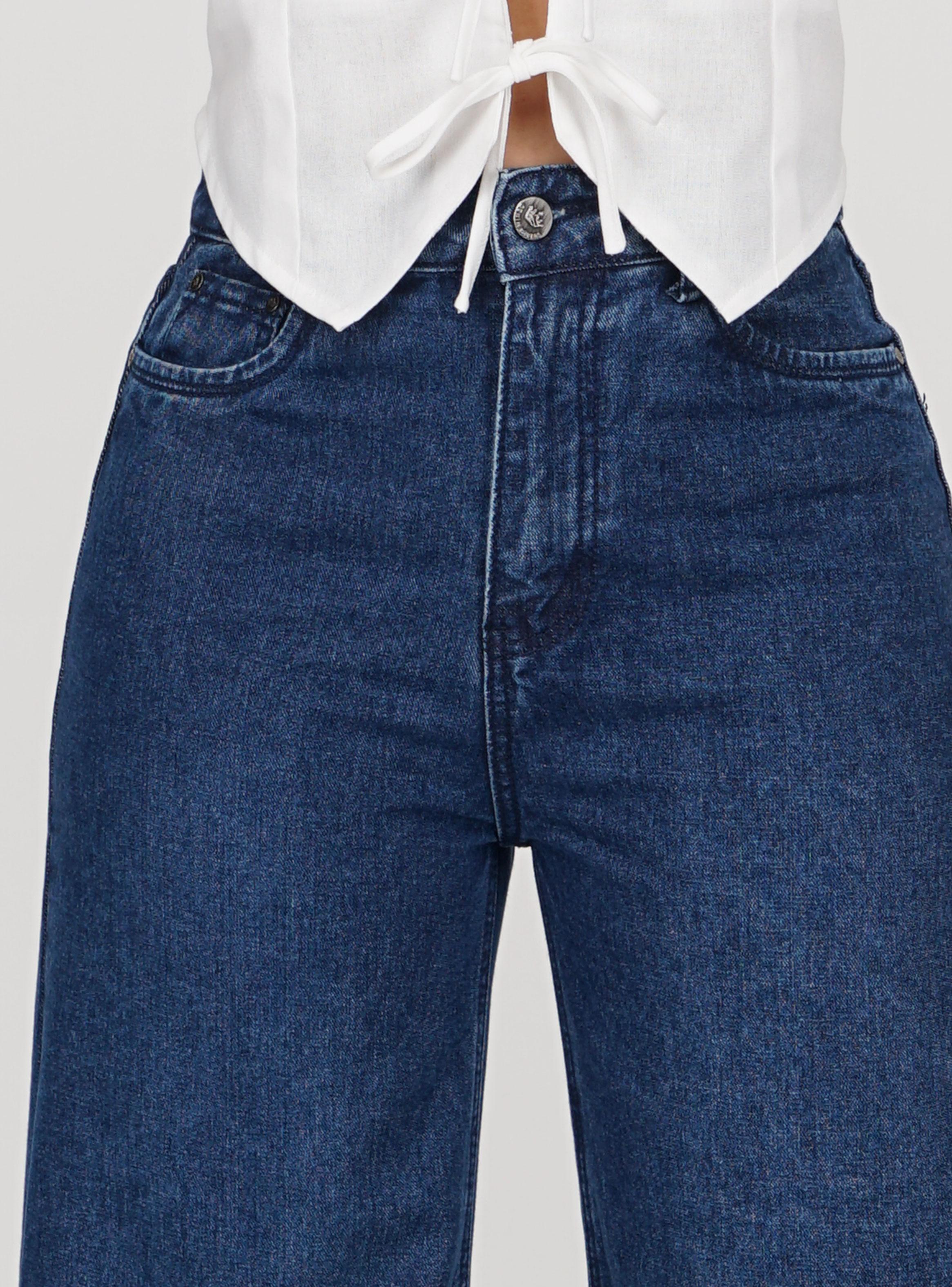 Jeans Wide Leg con Tiro Alto-2