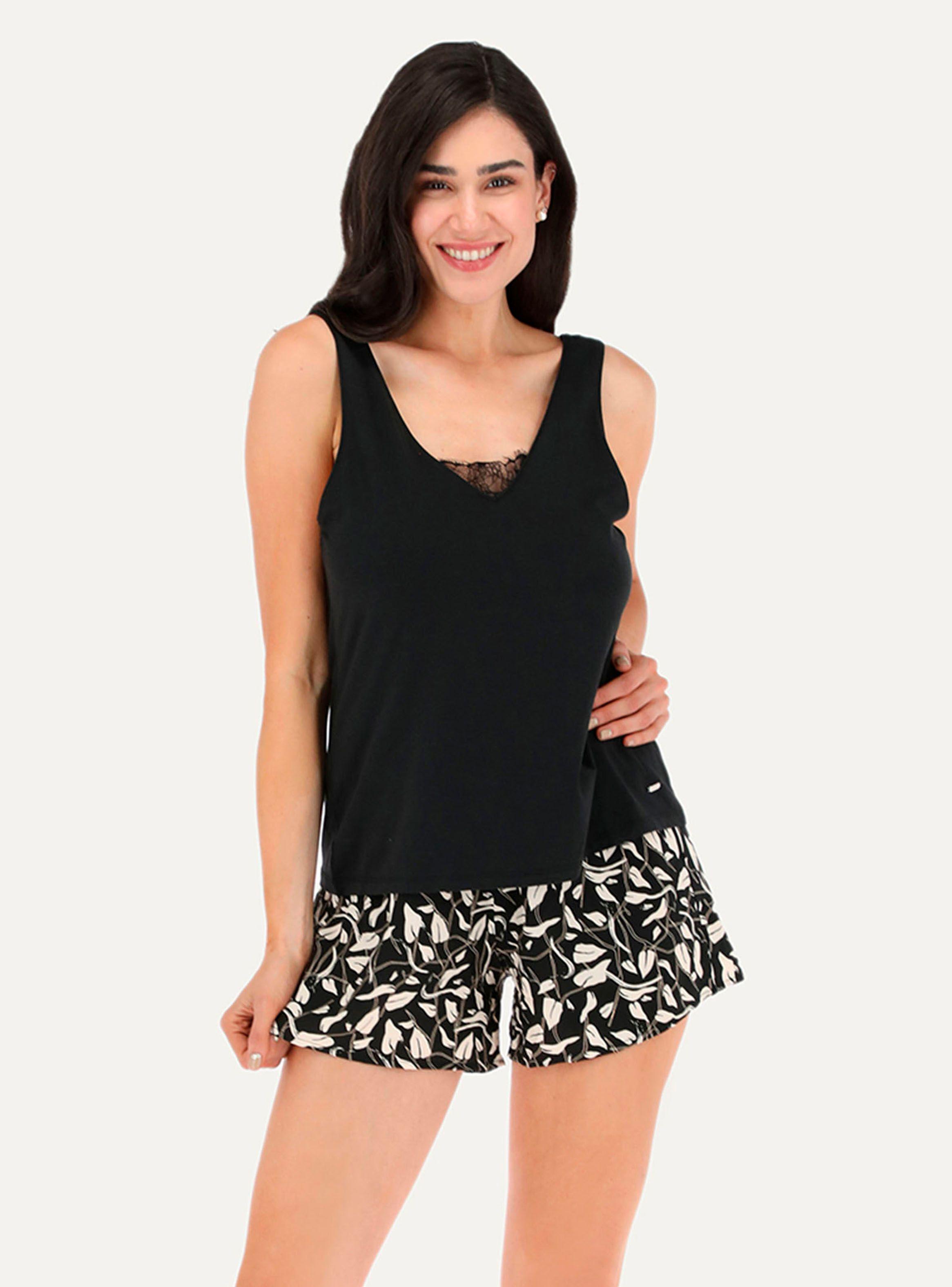 Set sin Mangas + Short Viscosa-0