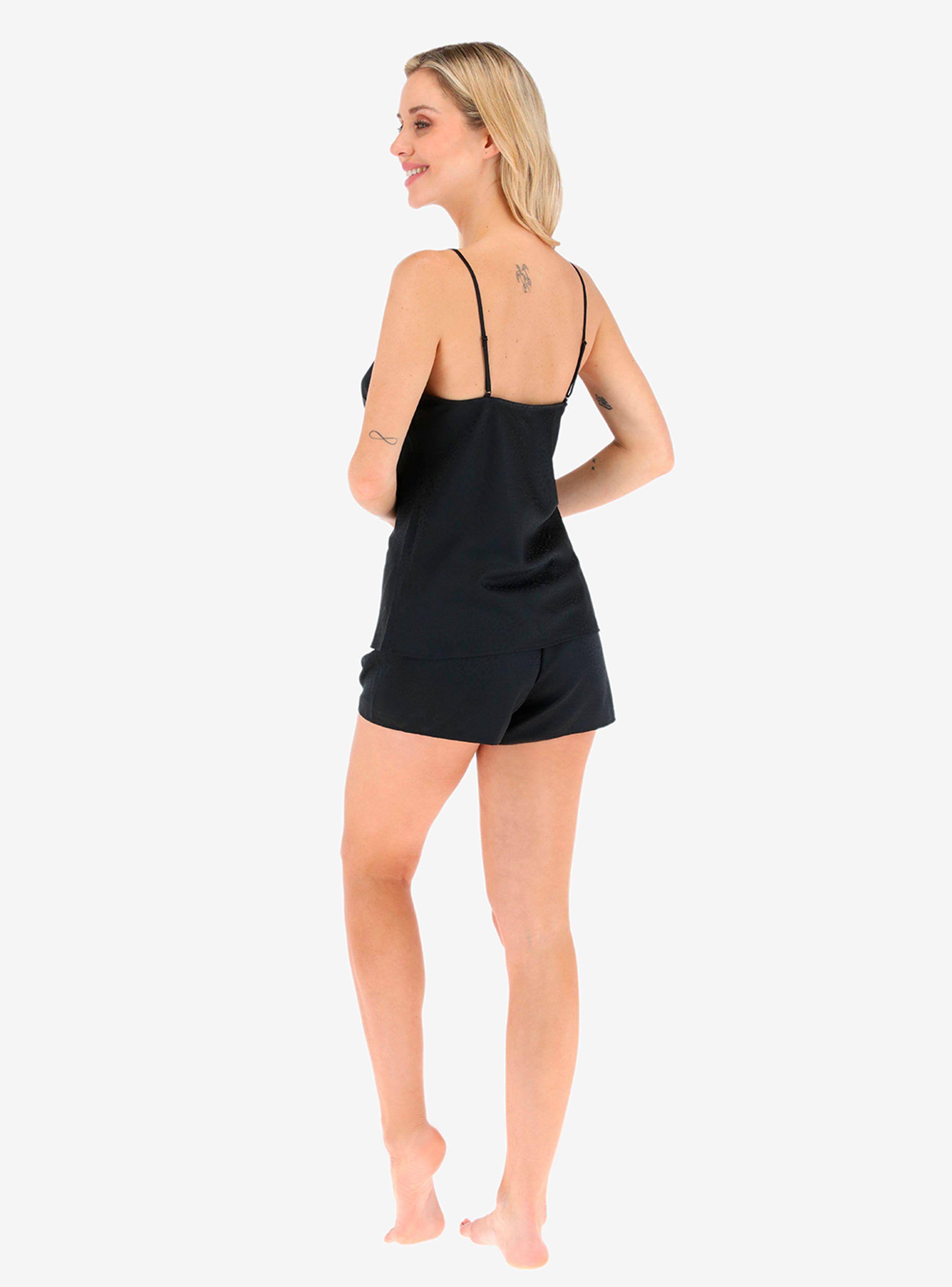 Set Top + Short de Satin Jacquard-1