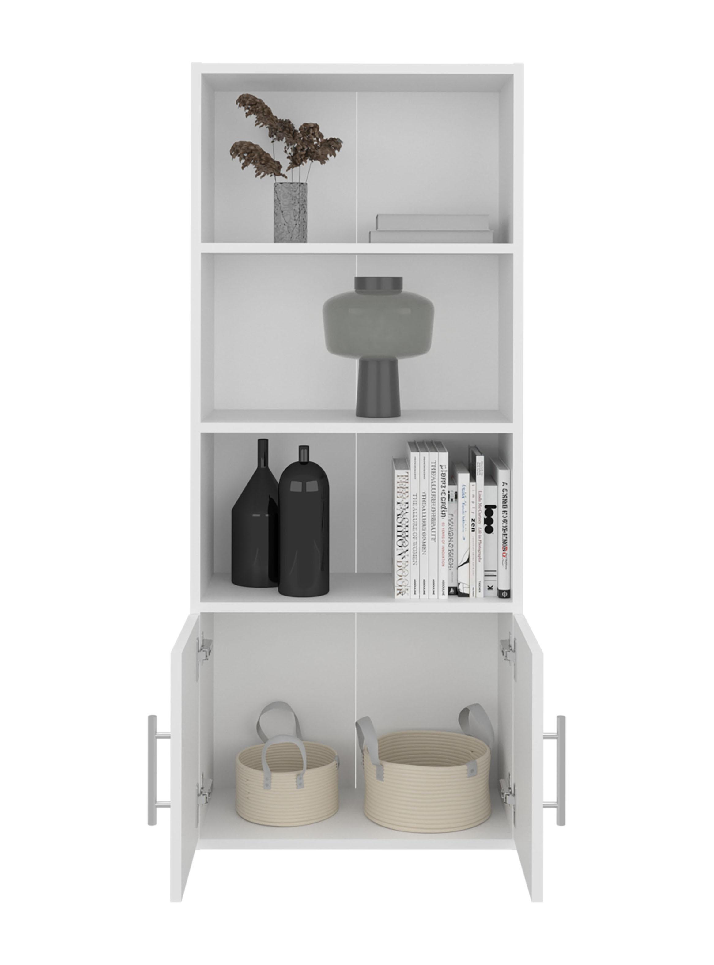 Biblioteca Eco Joy 2 Puertas 4 Niveles Blanco-2