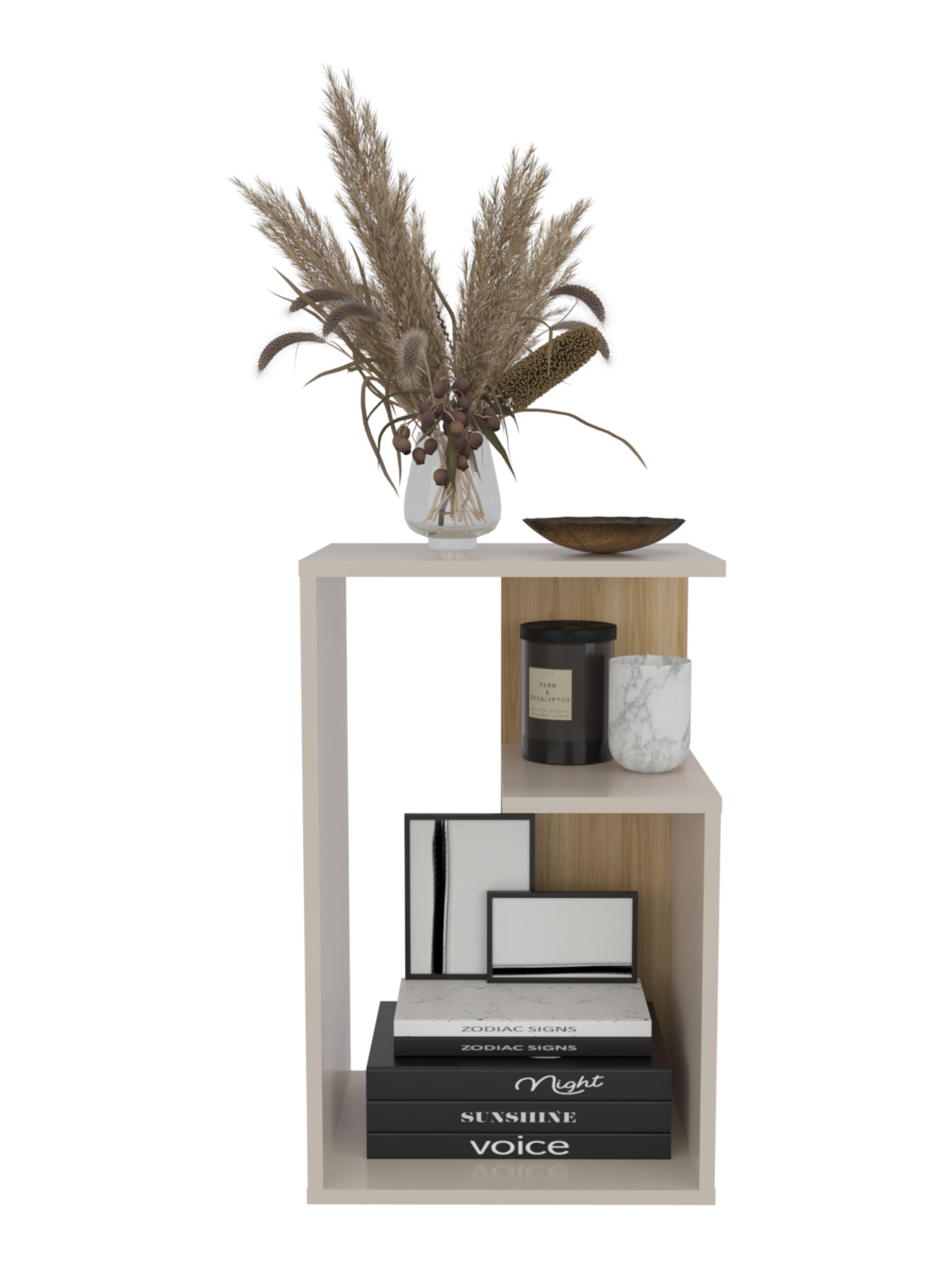 Mesa Lateral Adel 63.4x39.8x30 cm Capri y Fresno-3