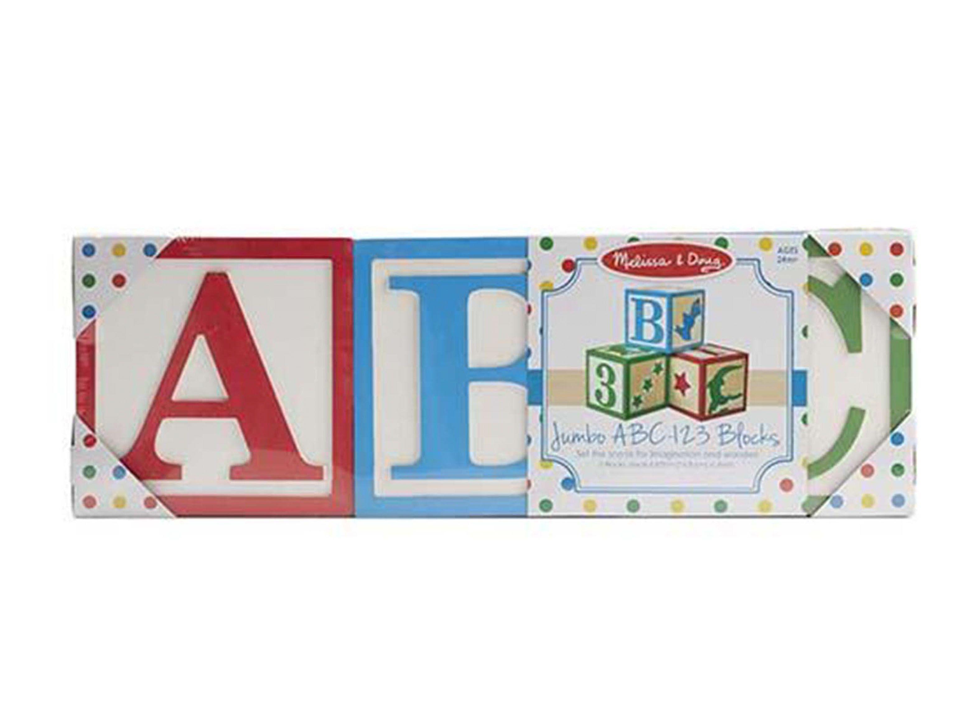 Bloques Jumbo ABC123 Set clásico Caramba-1