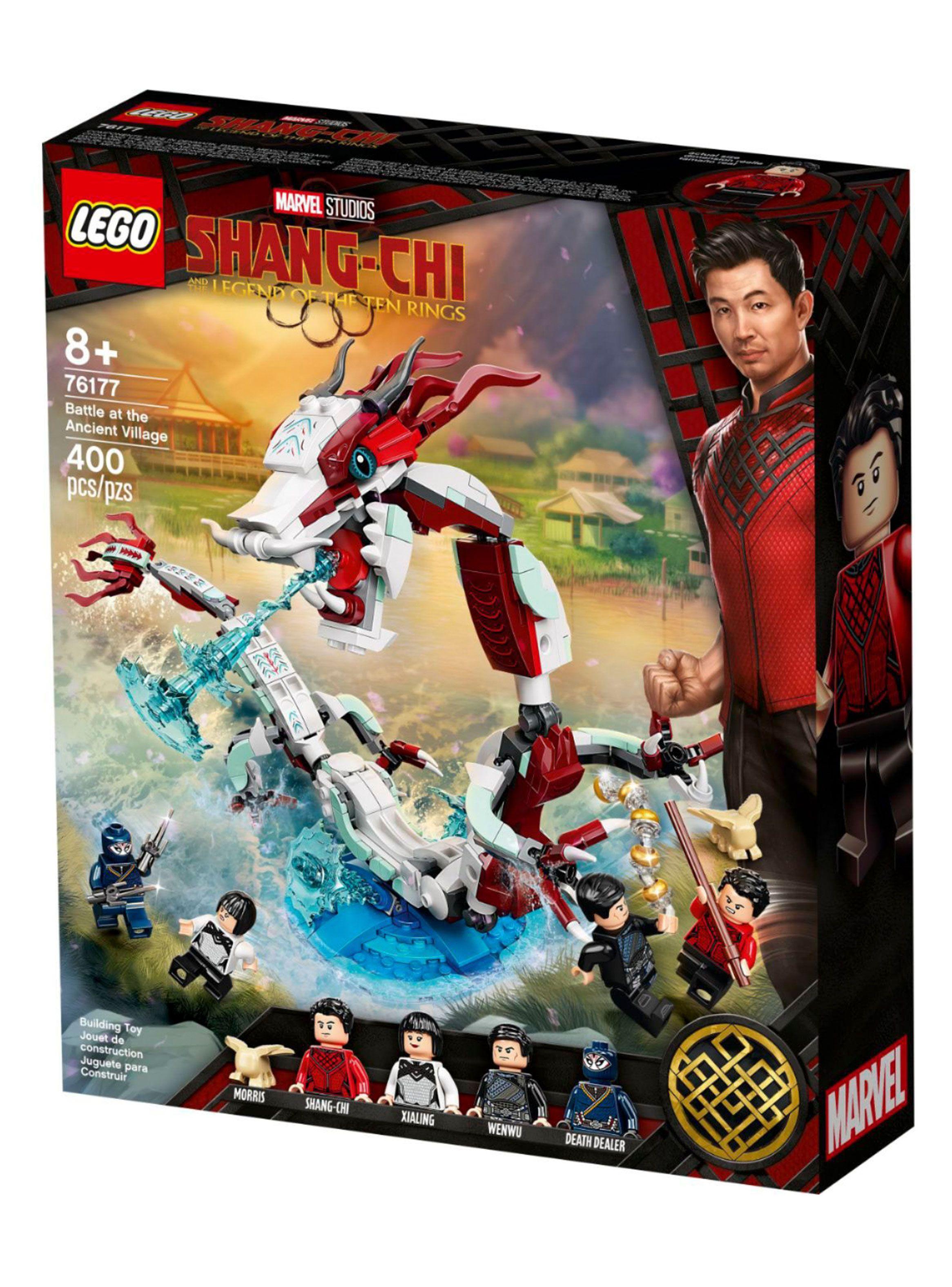 Bloques Super Héroes Batalla en la Antigua Aldea-0