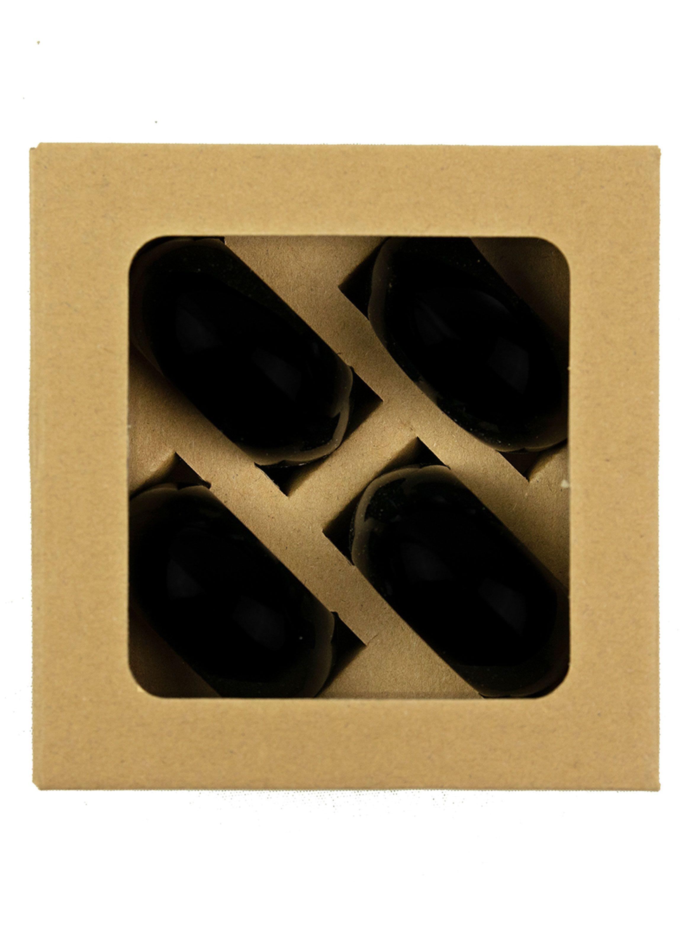 Set 4 Argollas Servilletas Negro Deco Express-2