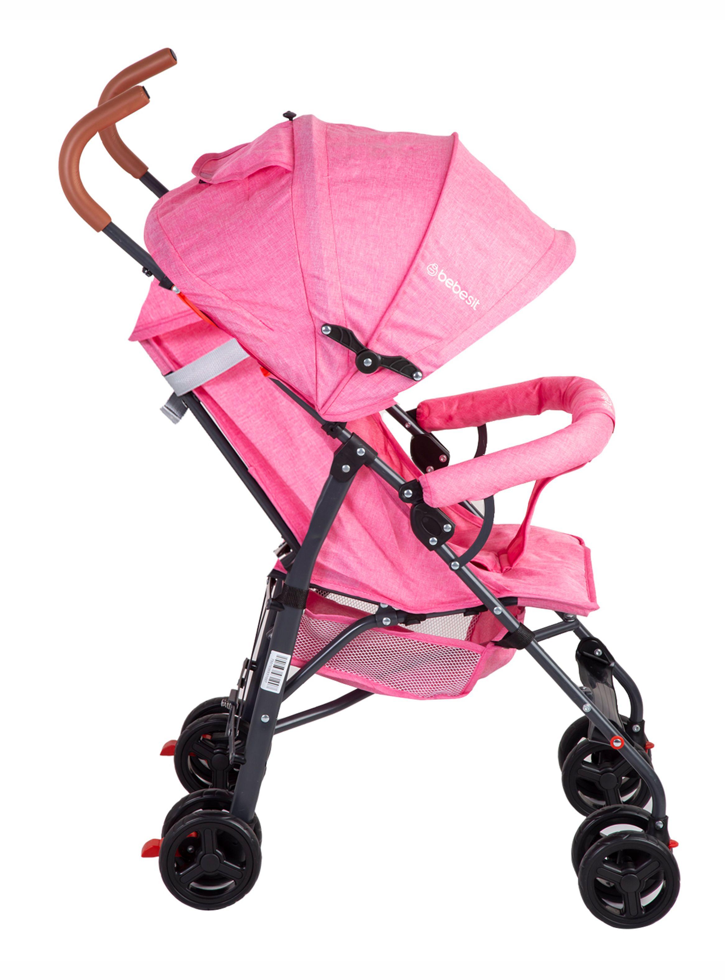 Coche Paragua Fun Rosa Bebesit-1