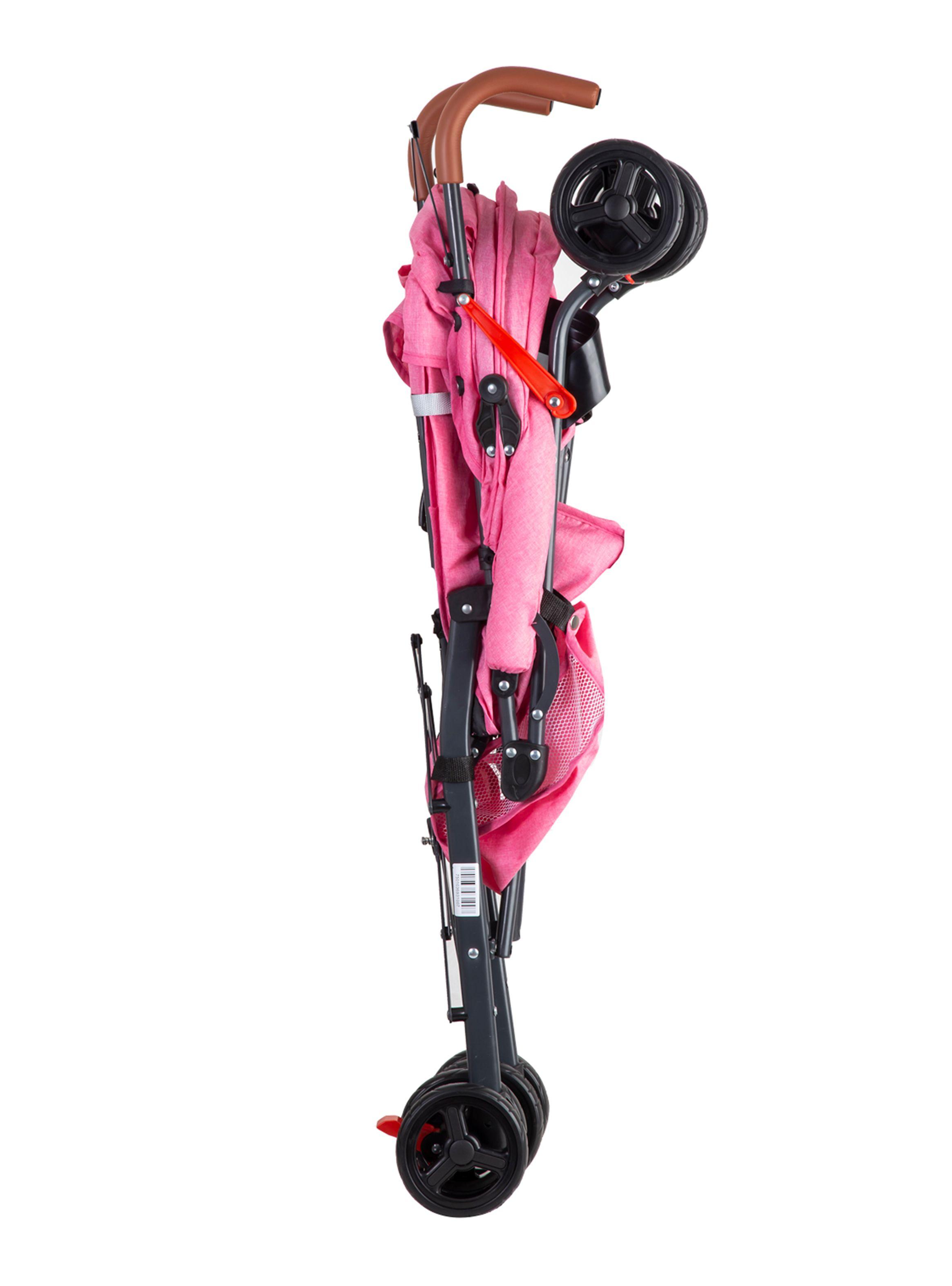 Coche Paragua Fun Rosa Bebesit-3