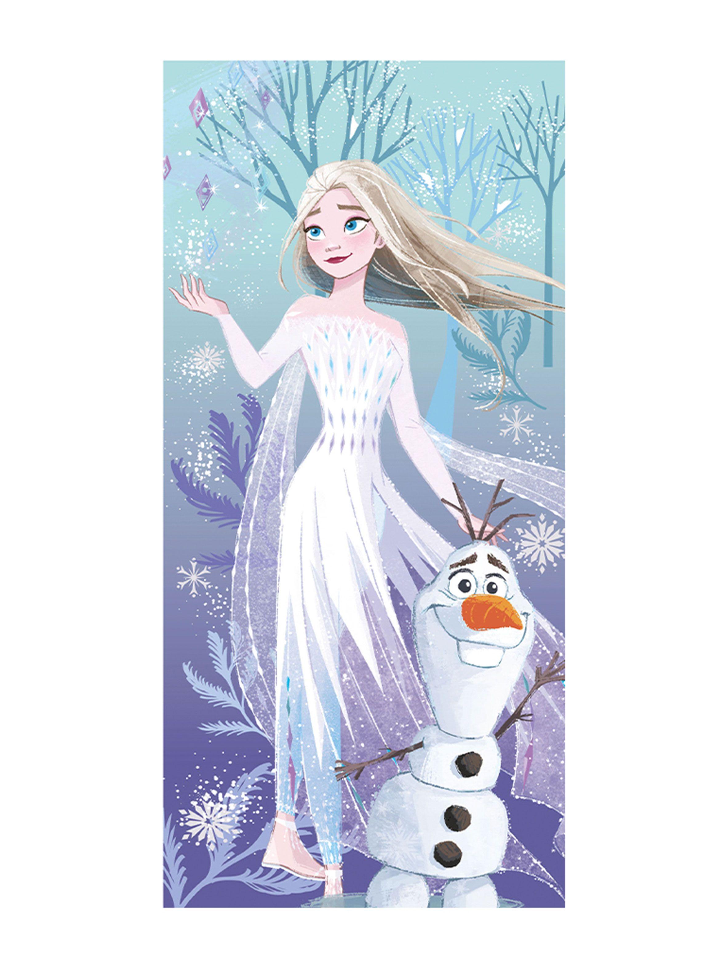 Toalla Licencias Infantiles Playa 70 x 140 cm Frozen Snow-0