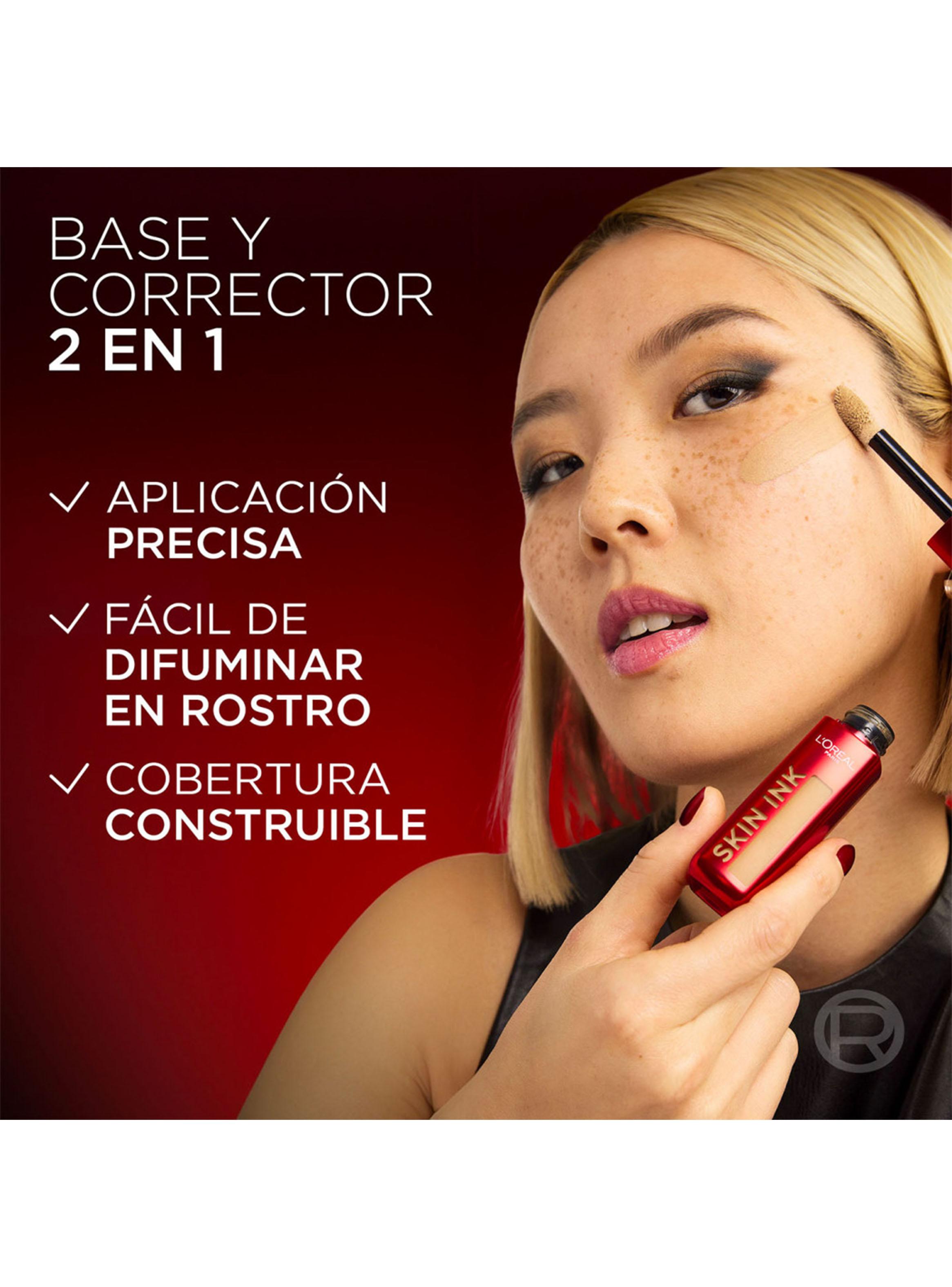 Base de Maquillaje Infaillible Skin Ink 140 Warm 15 ml-5
